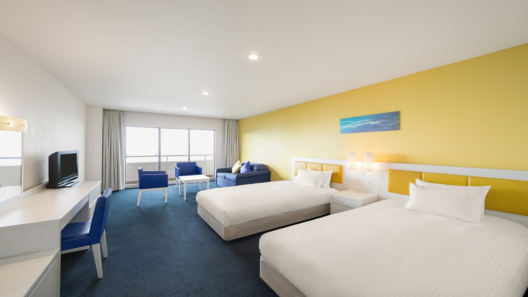Standard Twin (Mediterranean style) + 1 extra bed