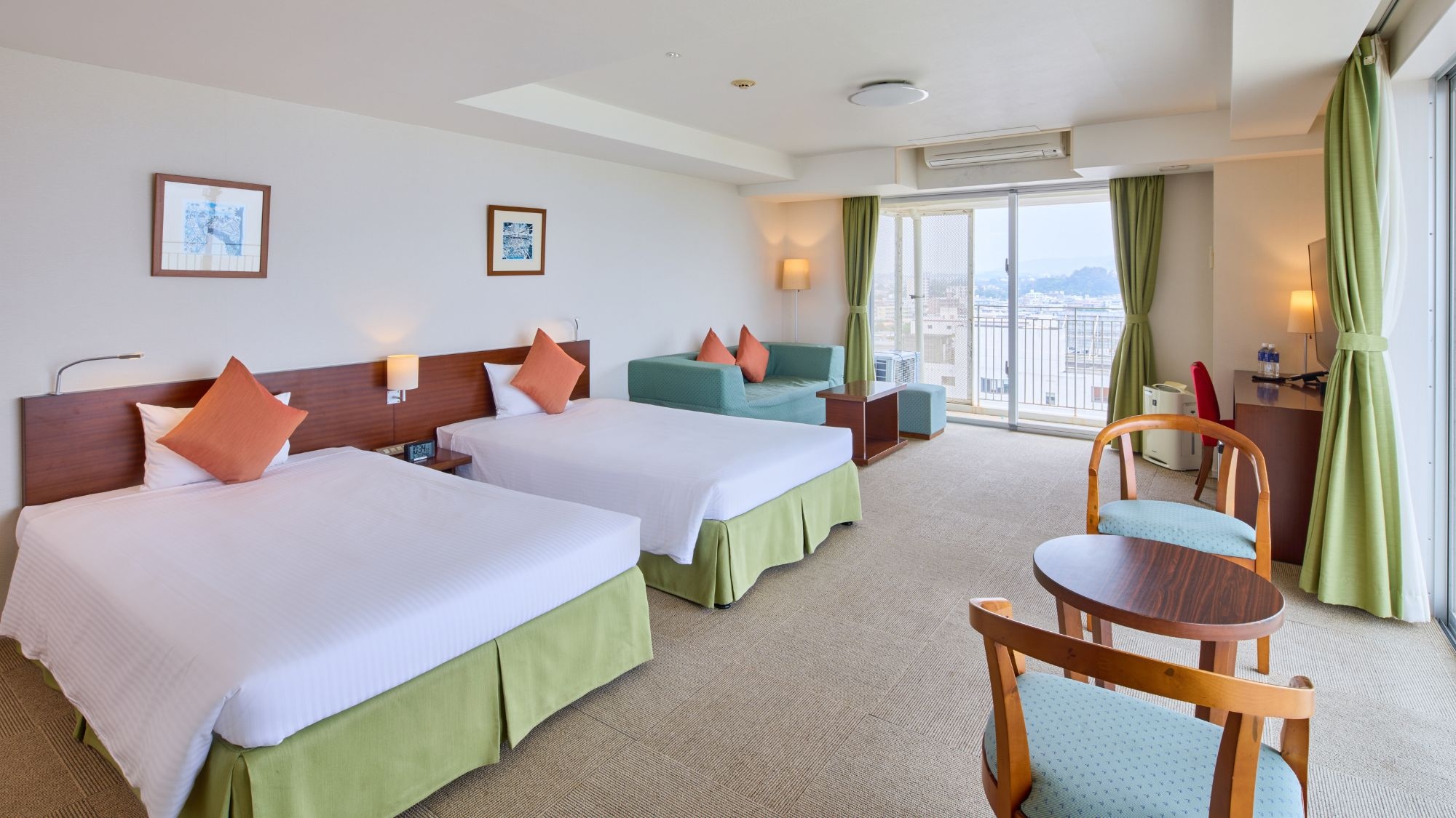[Field Park Tower] Executive Ocean Kamar mewah dengan pemandangan indah. (Kamar mandi dan toilet terpisah)