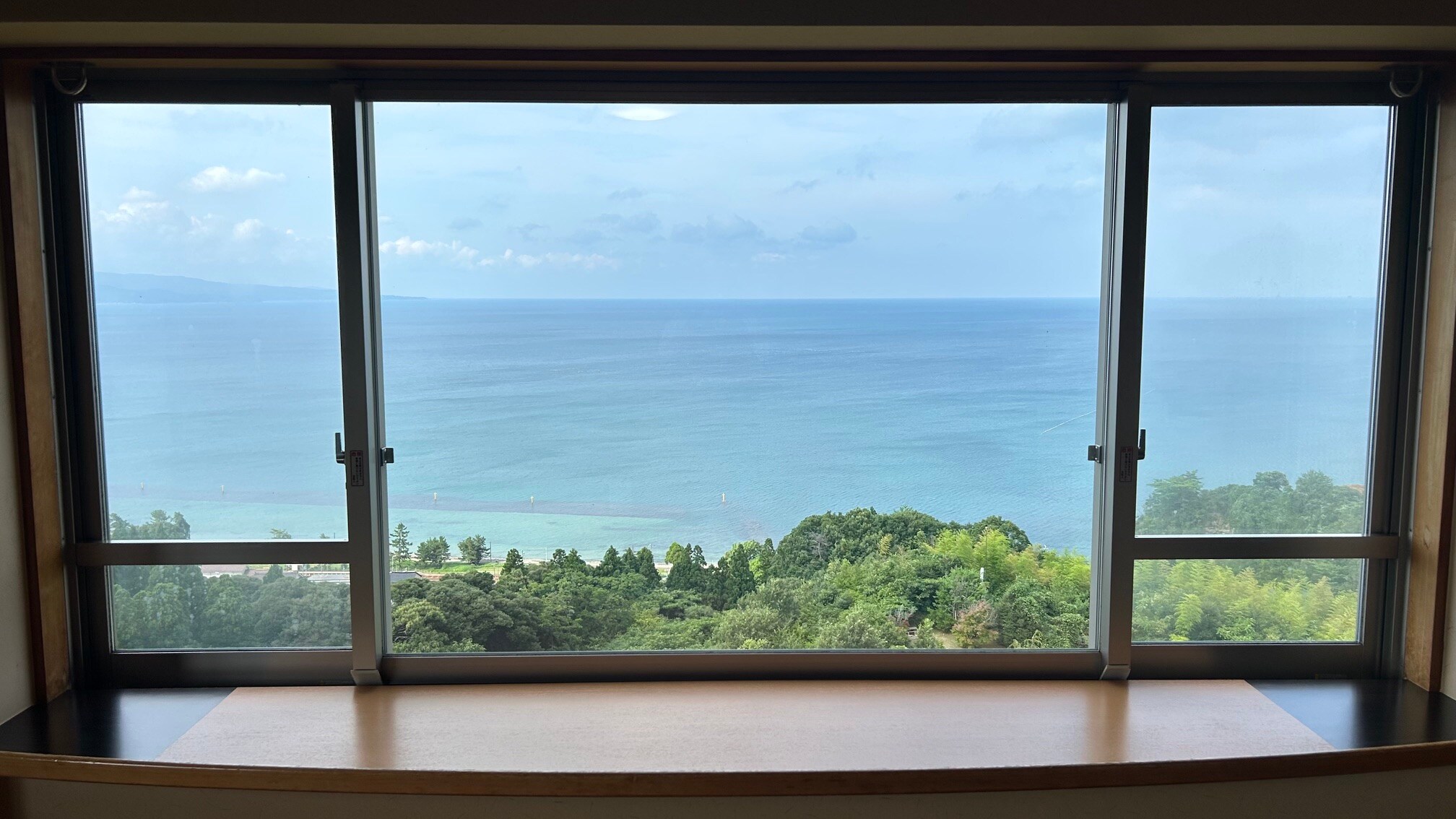 View from the Japanese-style room in the "Heavenly Garden" on the top floor.