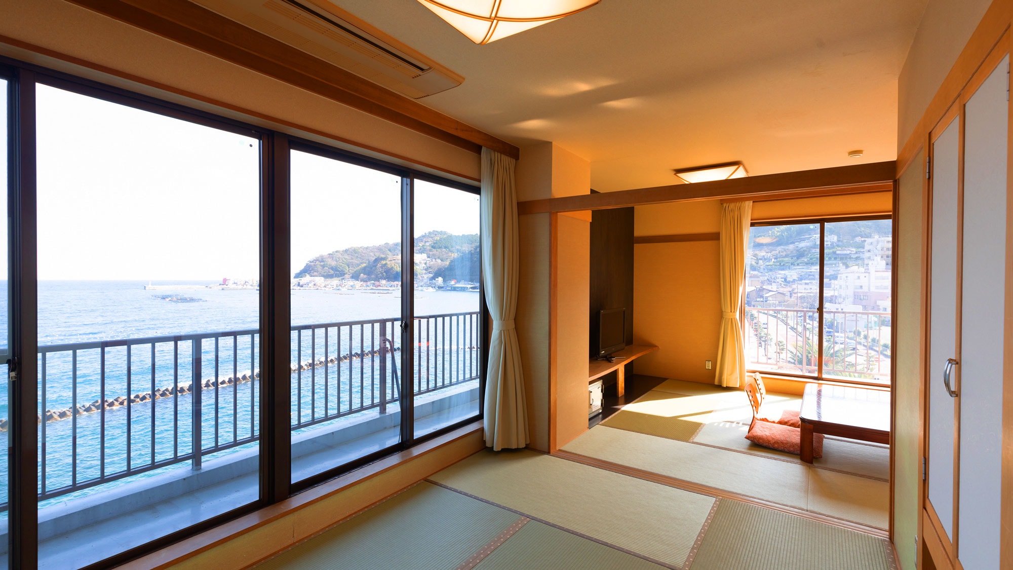 An example of an oceanfront Japanese-style room