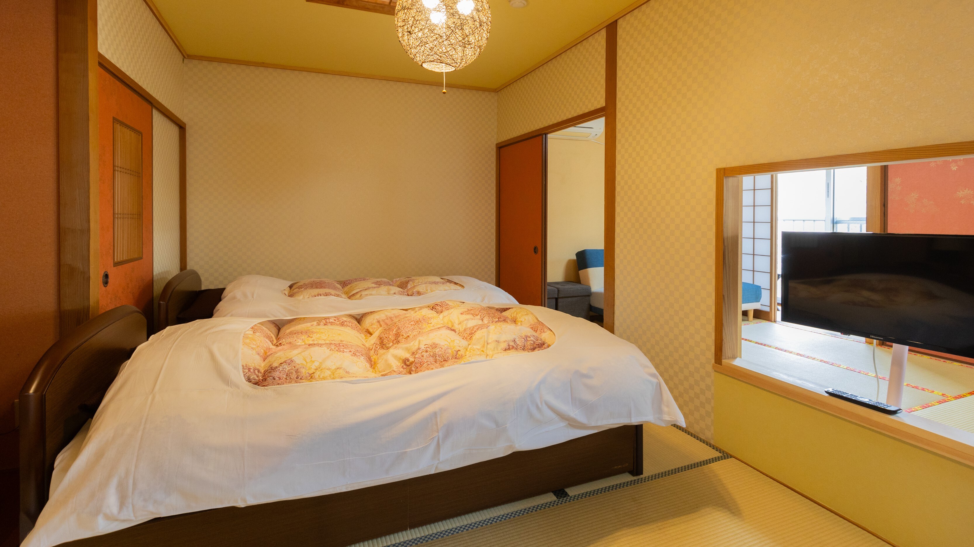 Koho Room：兩間房間，一間10榻榻米，一間6榻榻米，總共22榻榻米！您可以在寬敞的空間內放鬆身心。