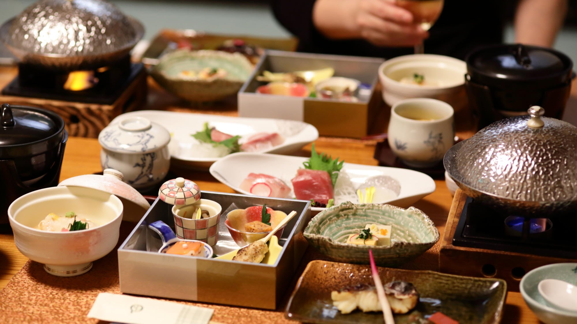 Dinner: Seasonal Japanese Kaiseki Meal (example image)