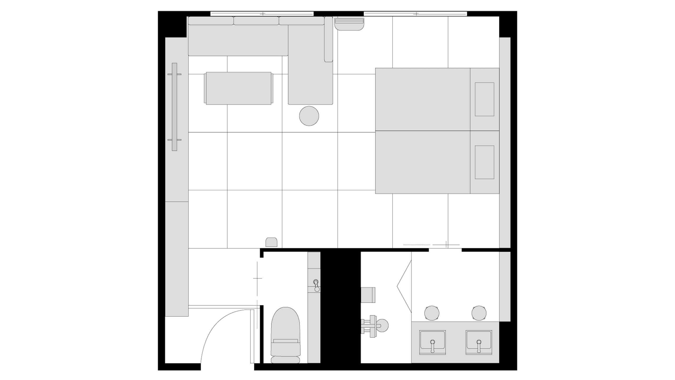 [Non-smoking] ☆DX twin (floor plan)