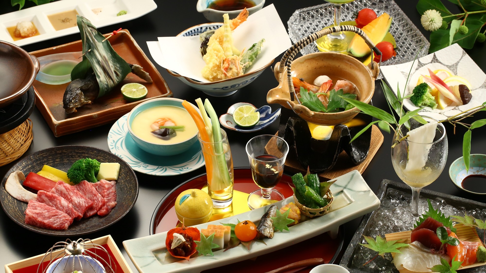 ■女主人推薦的基本創作懷石料理範例