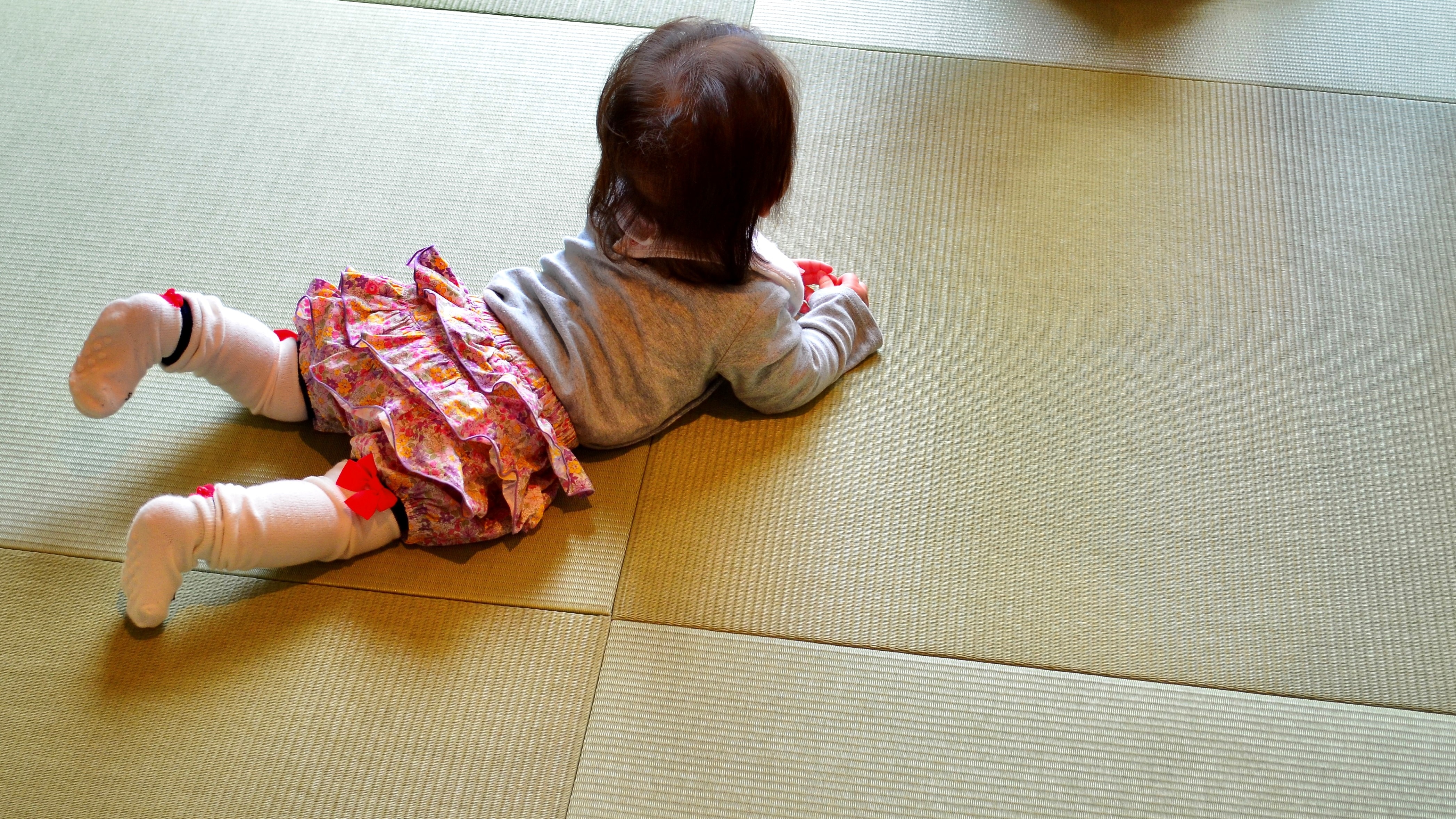 Children can spend time in the tatami room ♪
