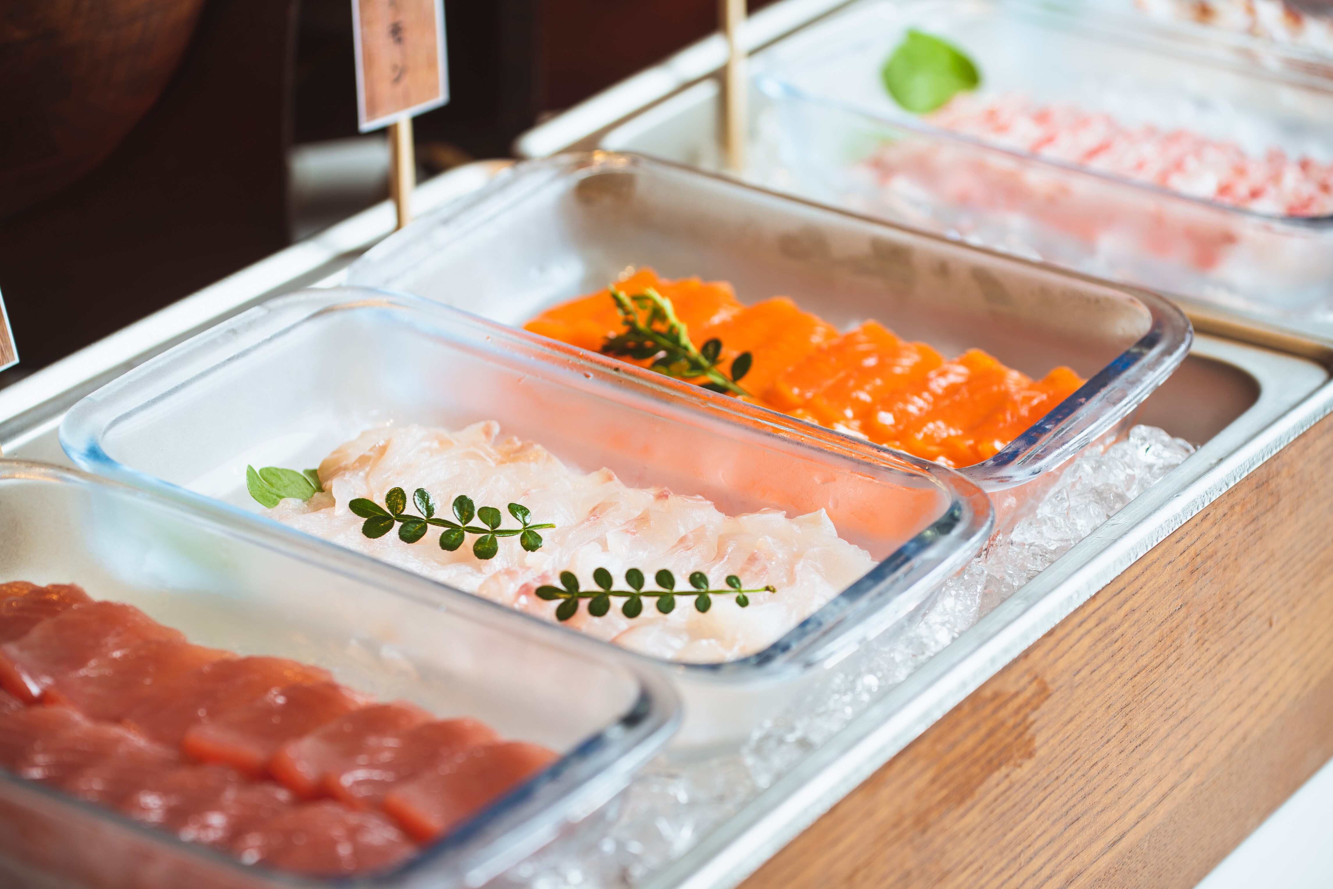 Sashimi ăn thỏa thích trong ngày♪