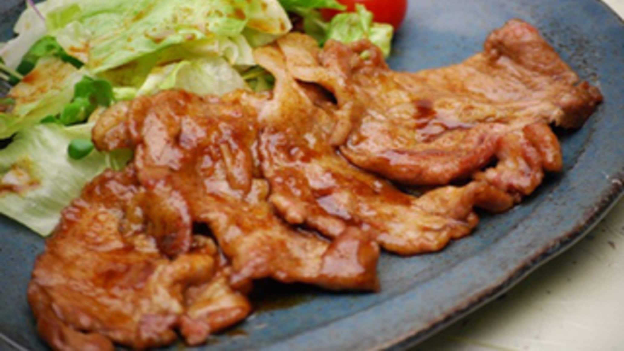■ Restaurant Hanachaya's set meal: Pork and ginger set meal