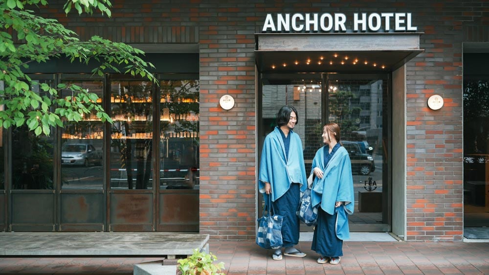 Tanzen made from denim are popular with customers both in Japan and overseas.