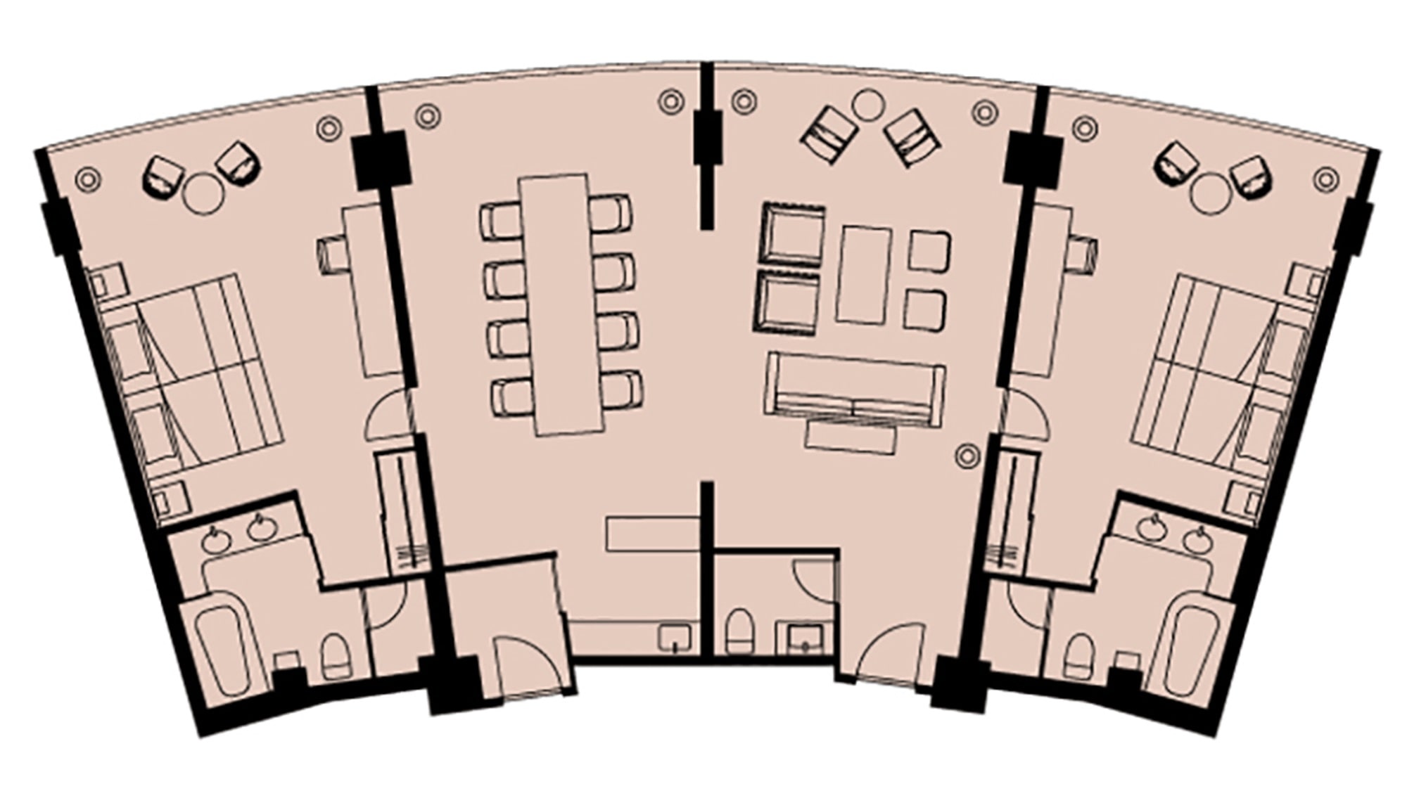 Club Grand Suite 7th floor plan