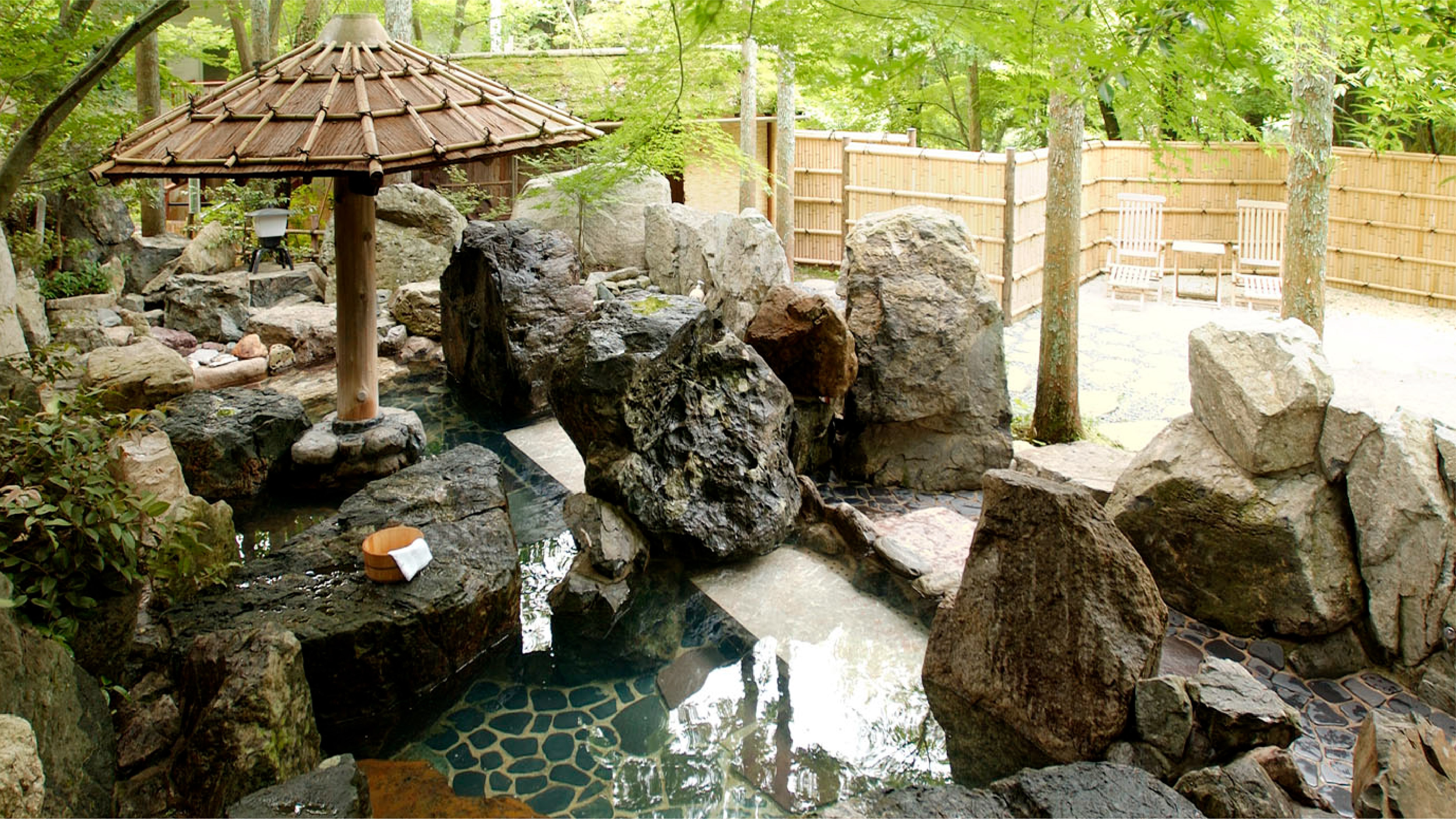 Private open-air bath