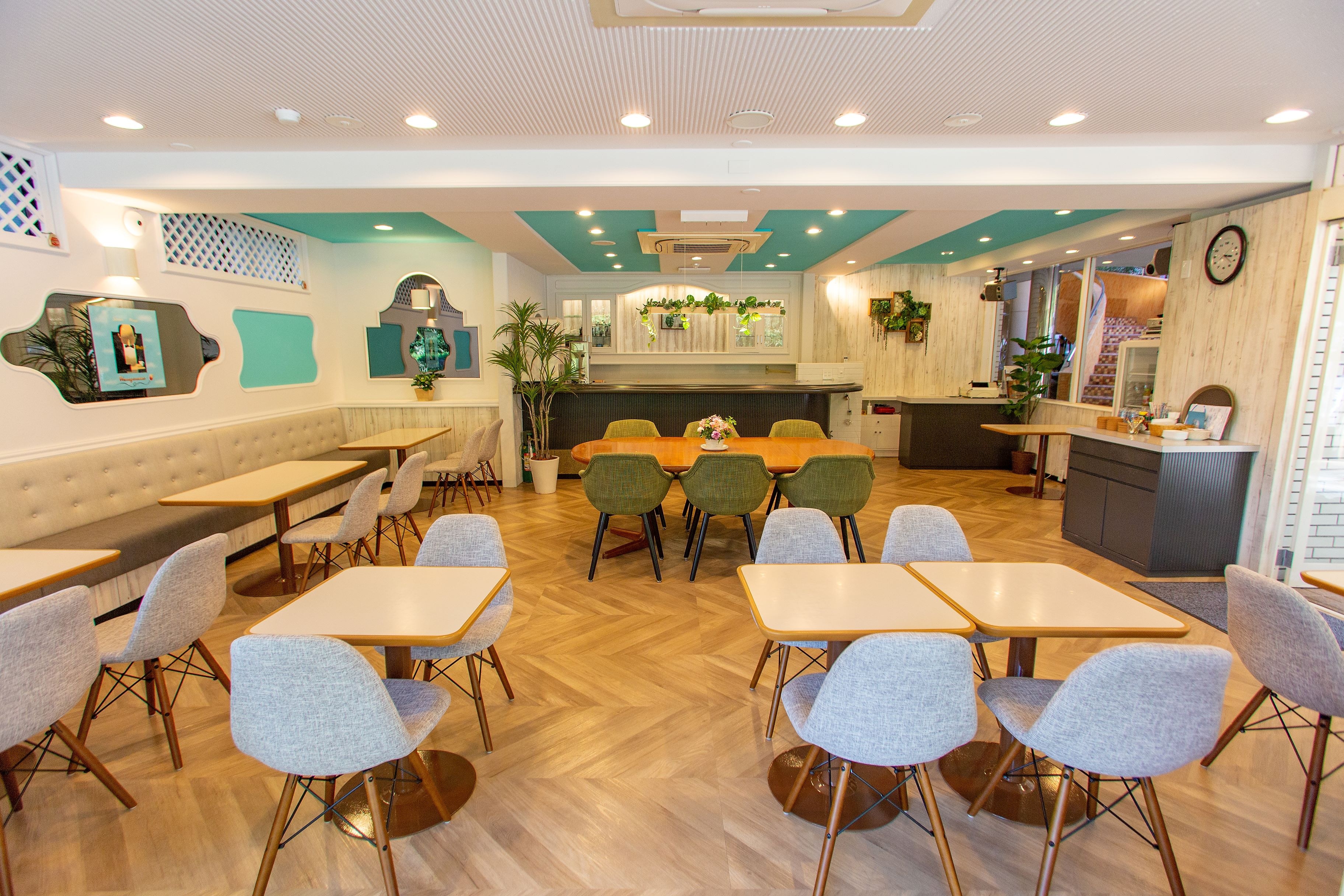 Inside the cafe