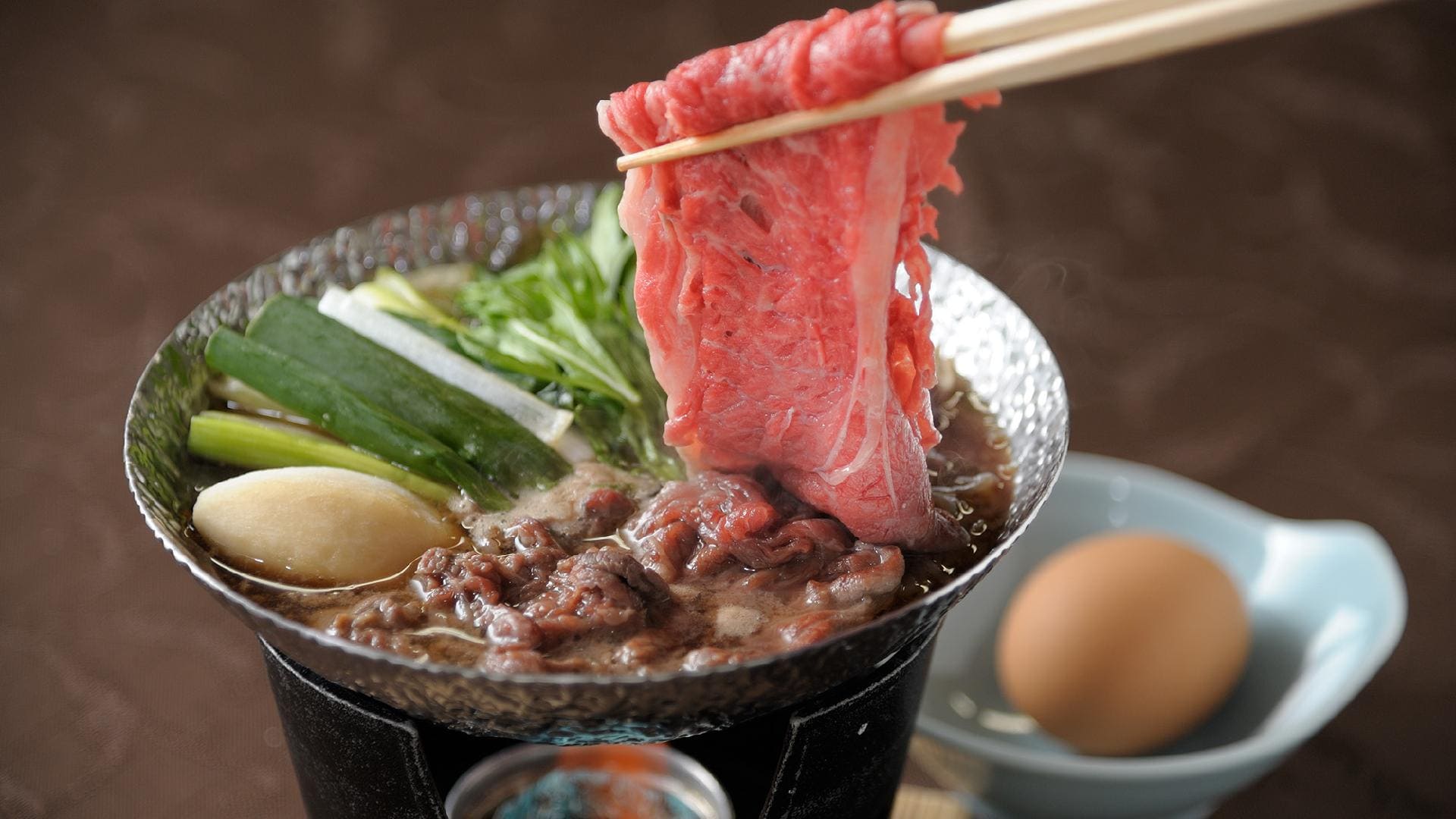 Kyoyasai and special A4 rank Japanese black beef sukiyaki kaiseki