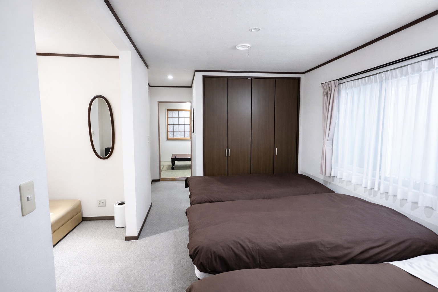 日式西式房间，45平方米