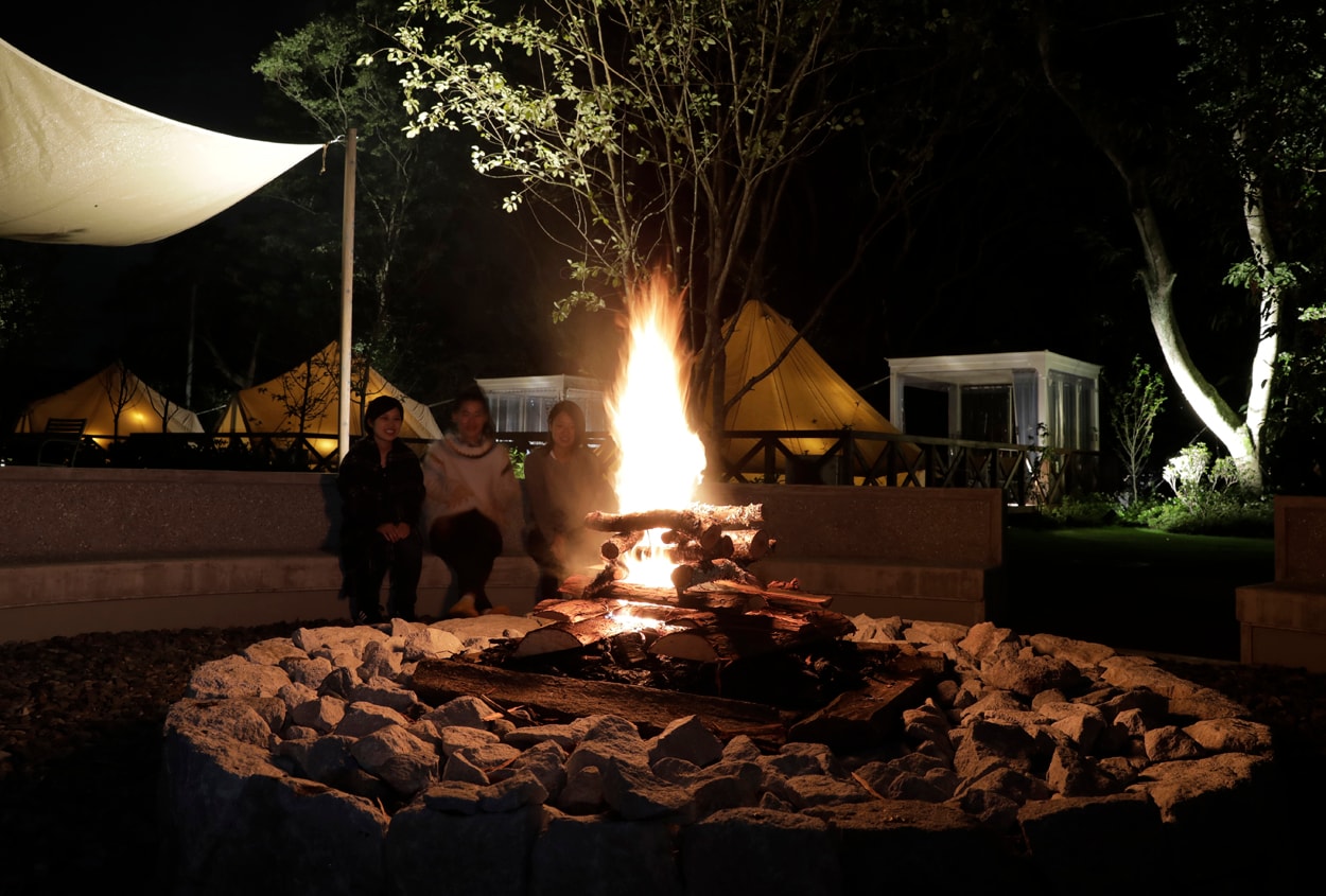 Bonfire area