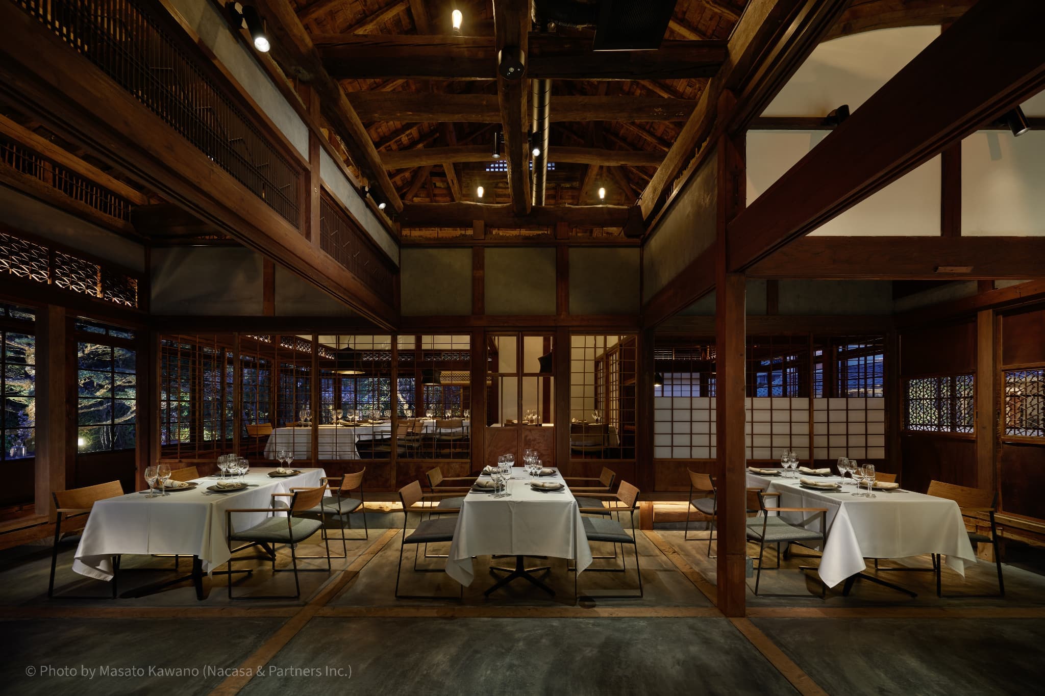 Inside the restaurant