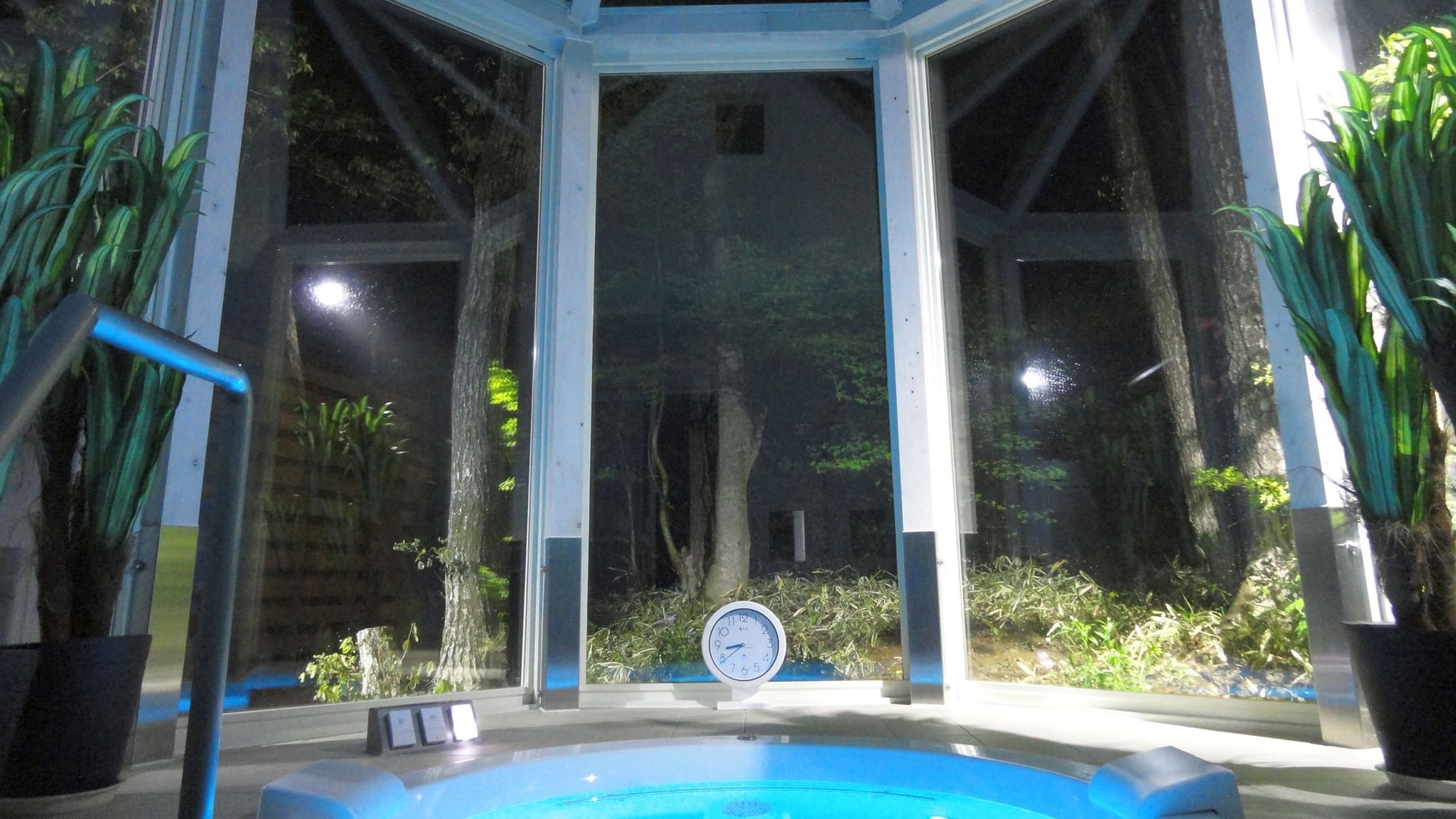 Conservatory style Jacuzzi bath (private bath)