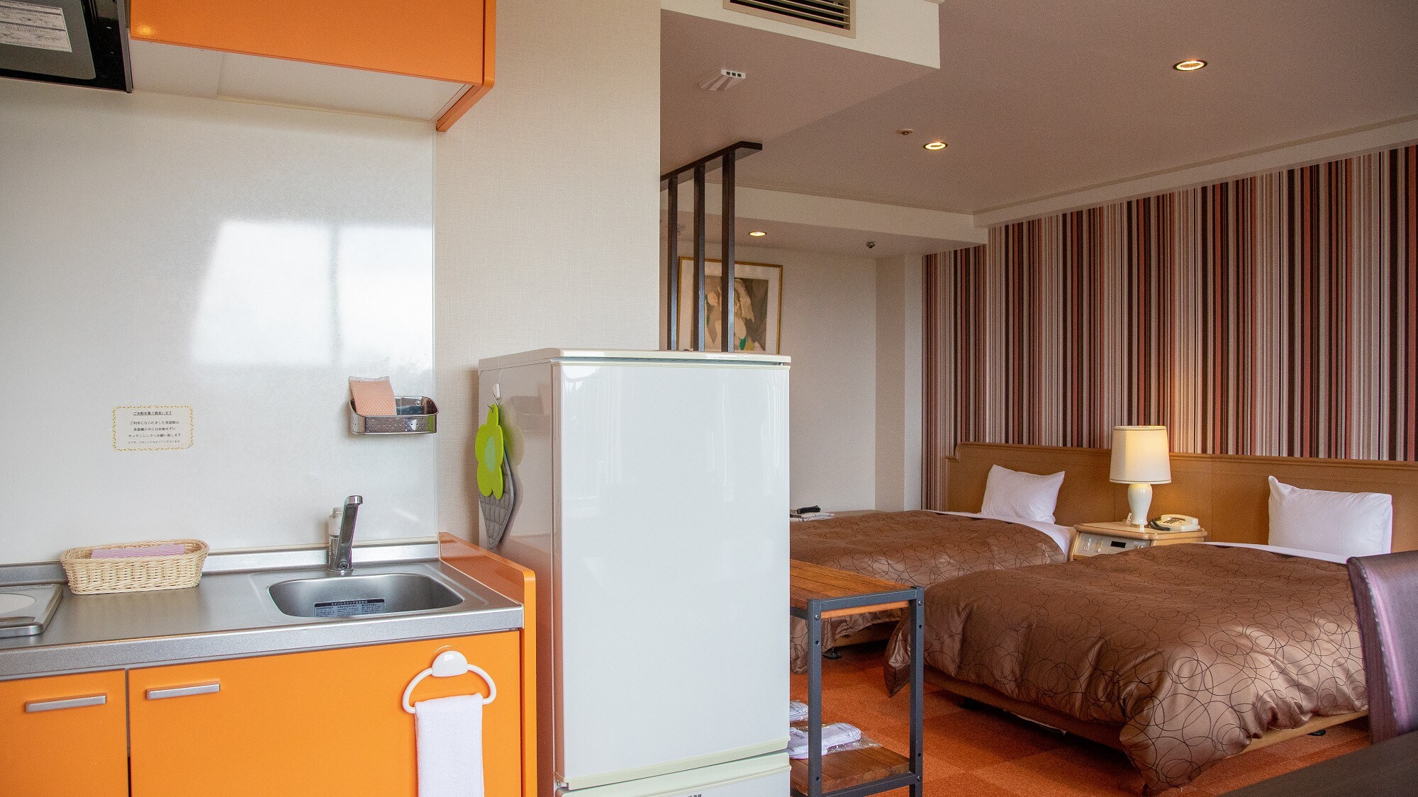 Dengan dapur untuk masa inap jangka panjang