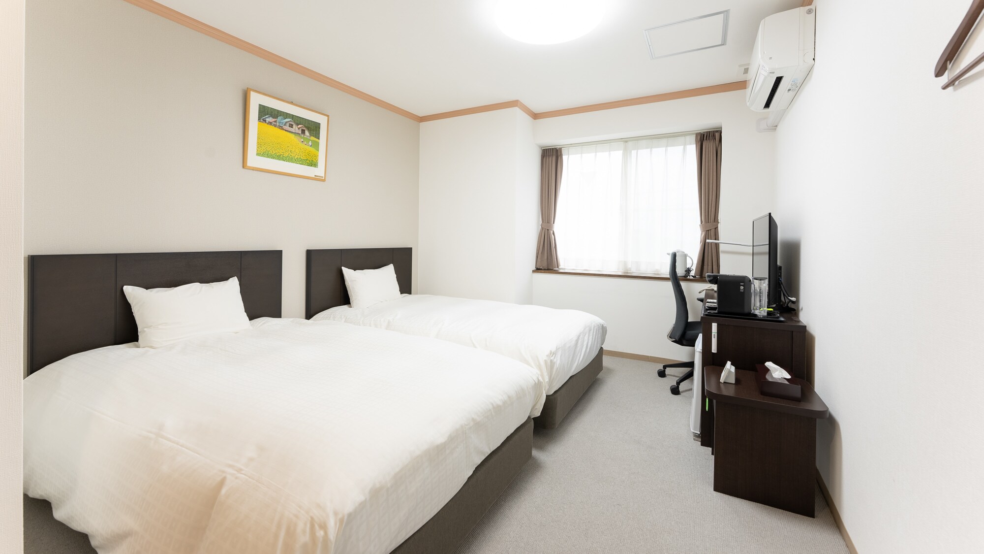 [ห้ามสูบบุหรี่] ห้องเตียงคู่