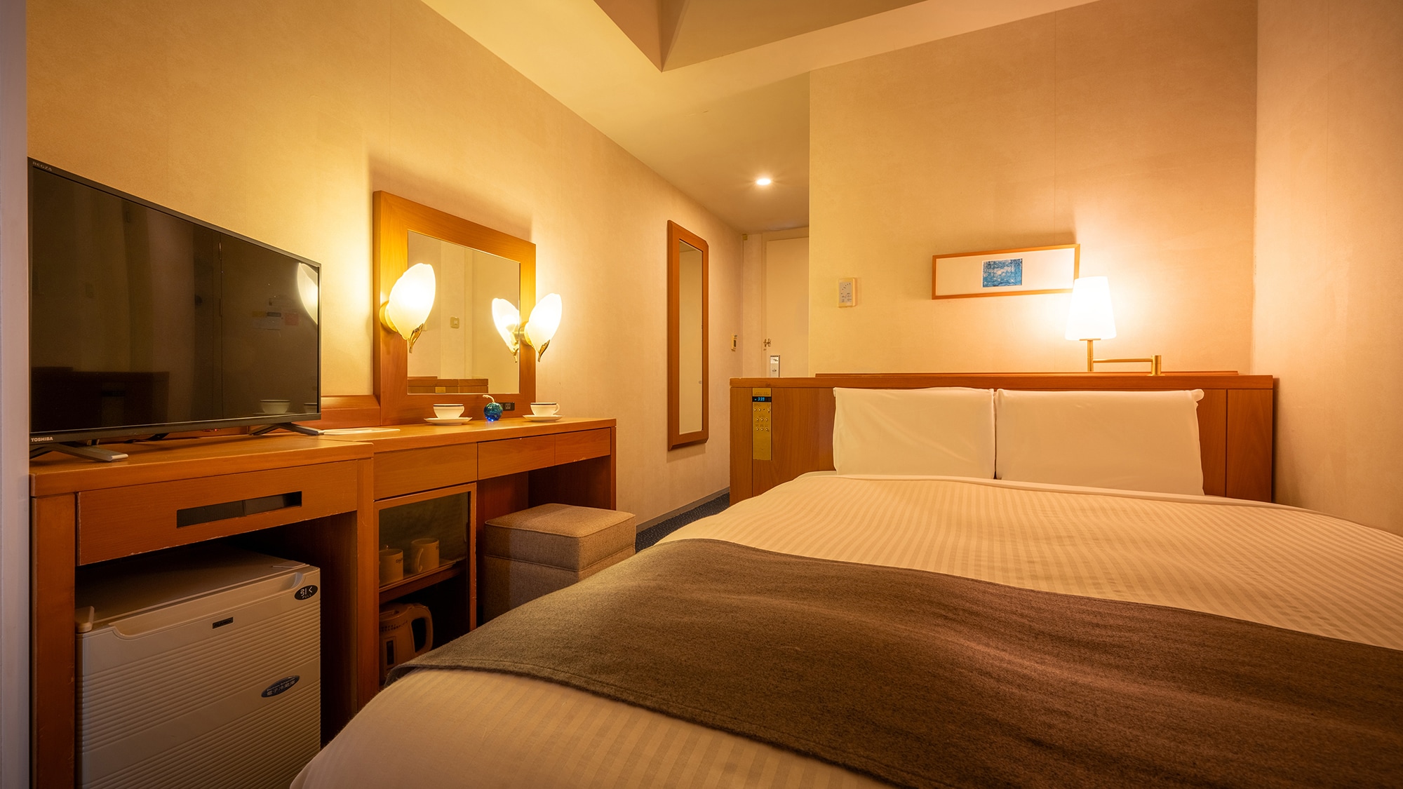 [Comfort: Double] A relaxing space to make your trip a little more luxurious.