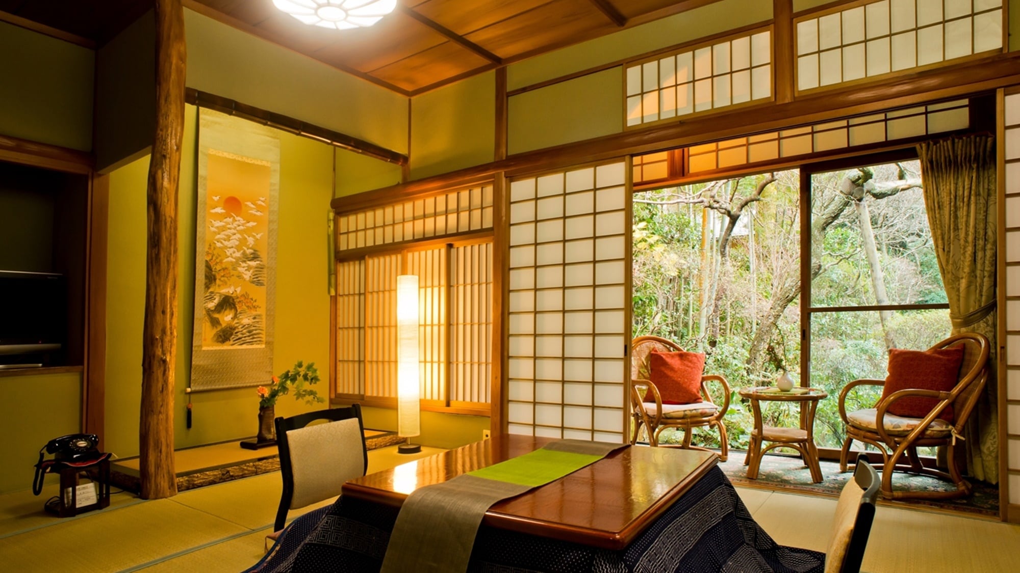 Enjoy the quaint garden from all rooms