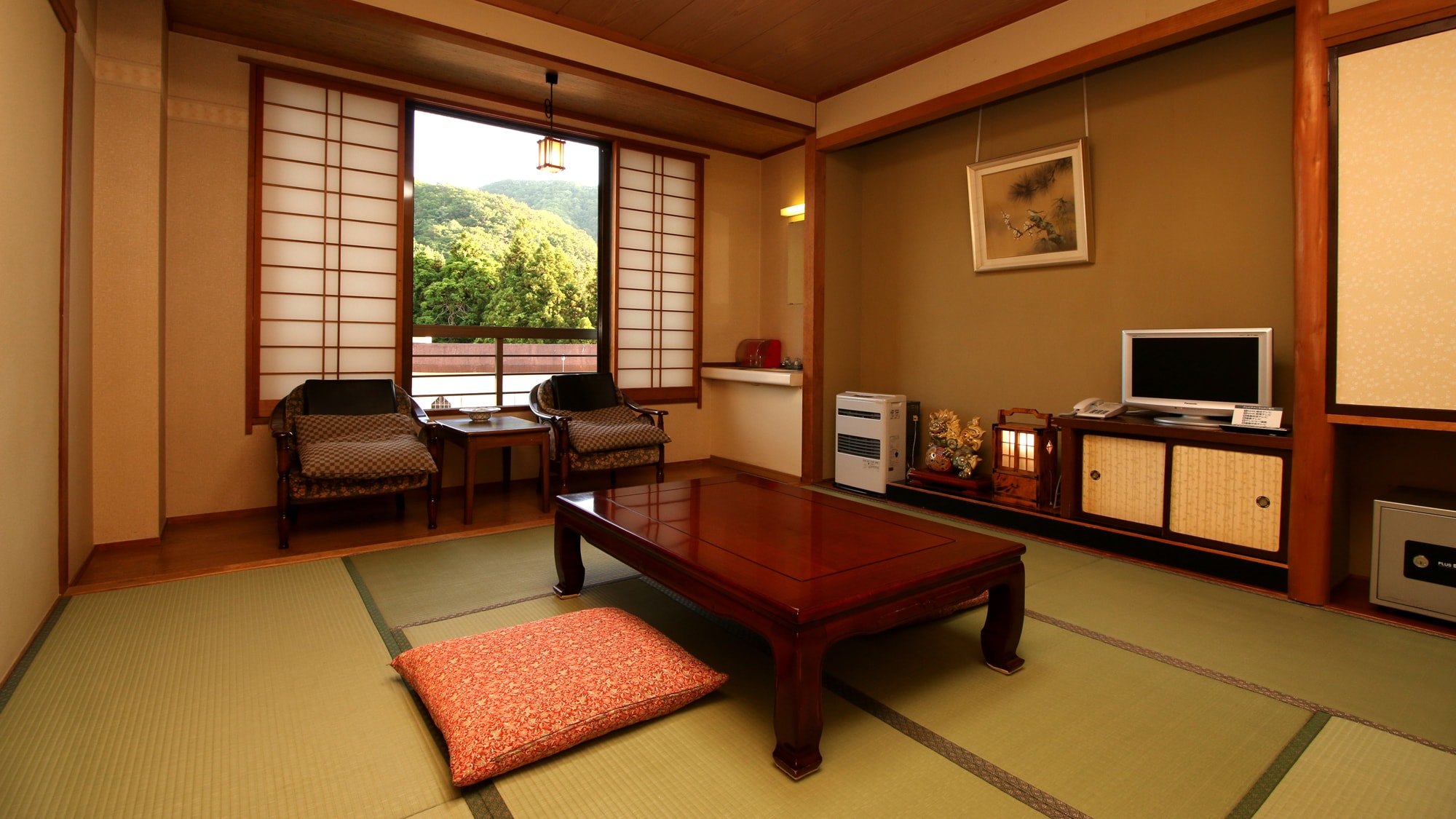 ■Kamar tamu・Kamar bergaya Jepang di gedung utama (8 tikar tatami) - Kamar bergaya tradisional Jepang dengan area walk-in, wastafel, toilet, dan beranda!