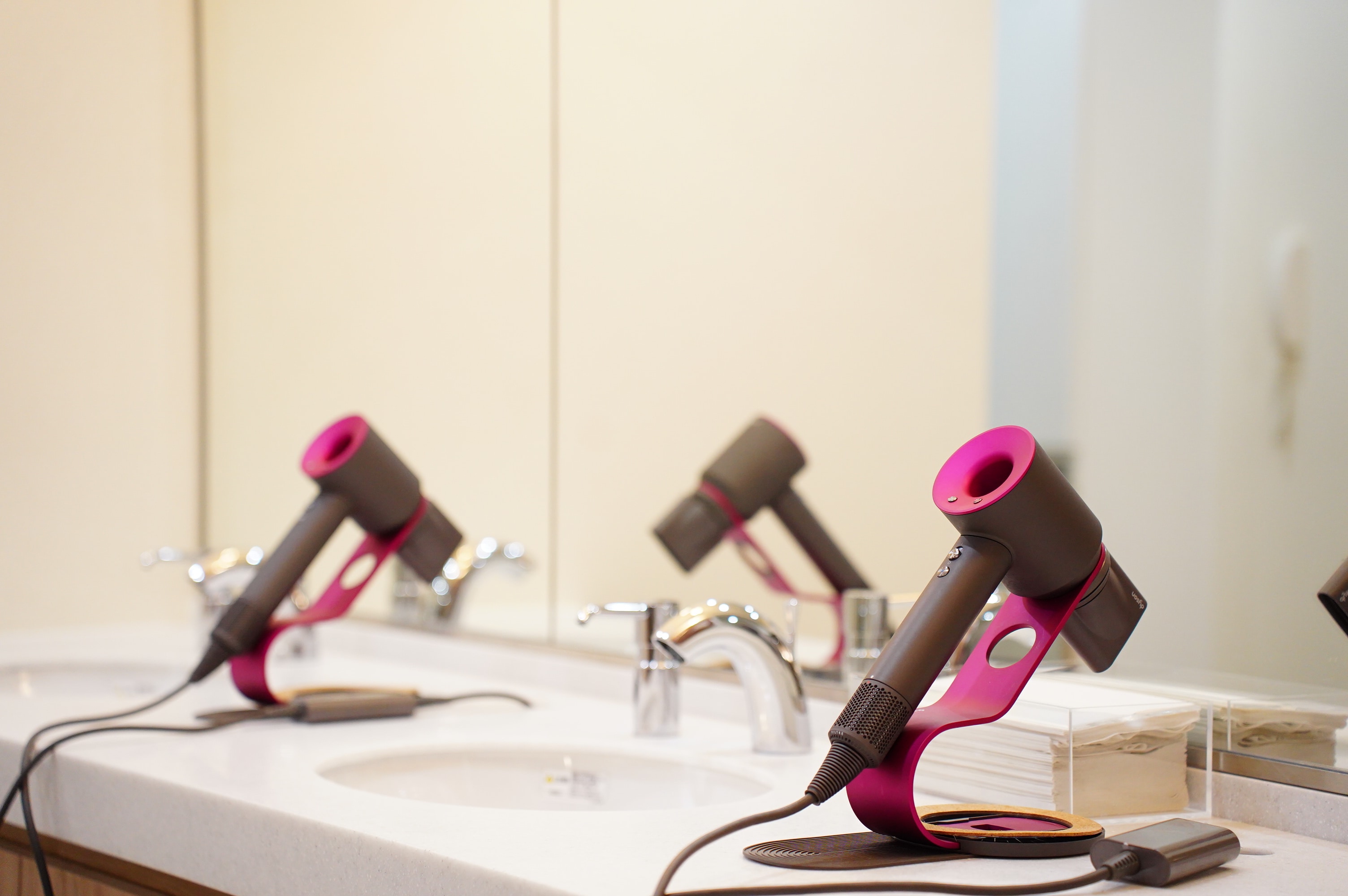 Public bath (Dyson hair dryer installed free of charge)