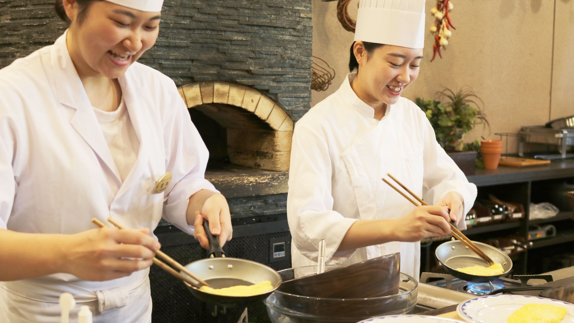 [Breakfast buffet] Freshly made omelet