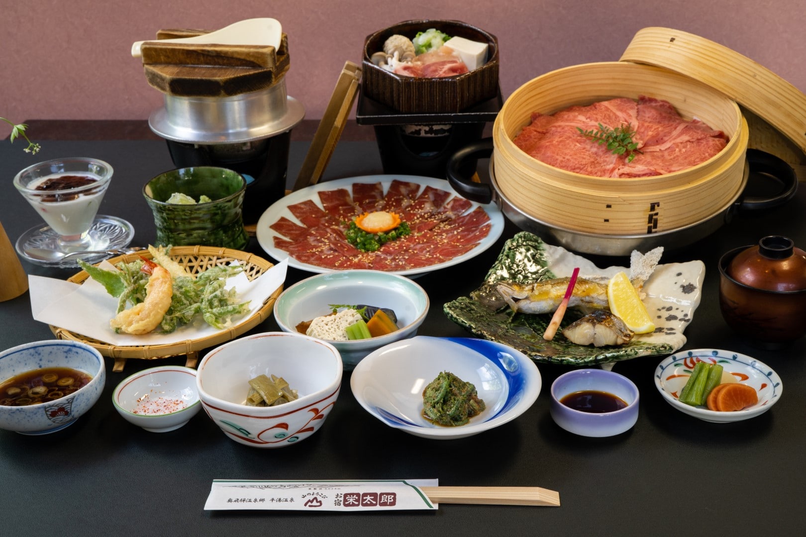 Hida beef steamed hotpot plan
