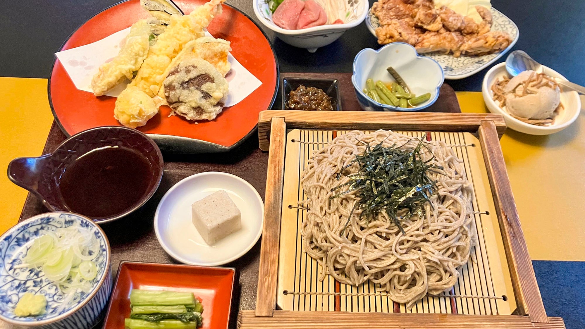 ・信州蕎麥麵、三焼燒、馬肉刺身信州特製套餐