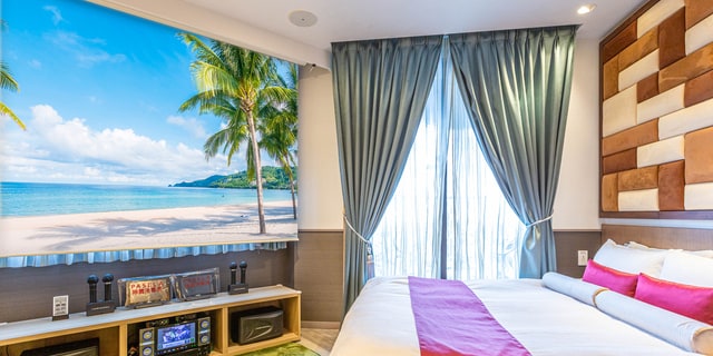 Enjoy karaoke and mirroring on a 100-inch large screen.