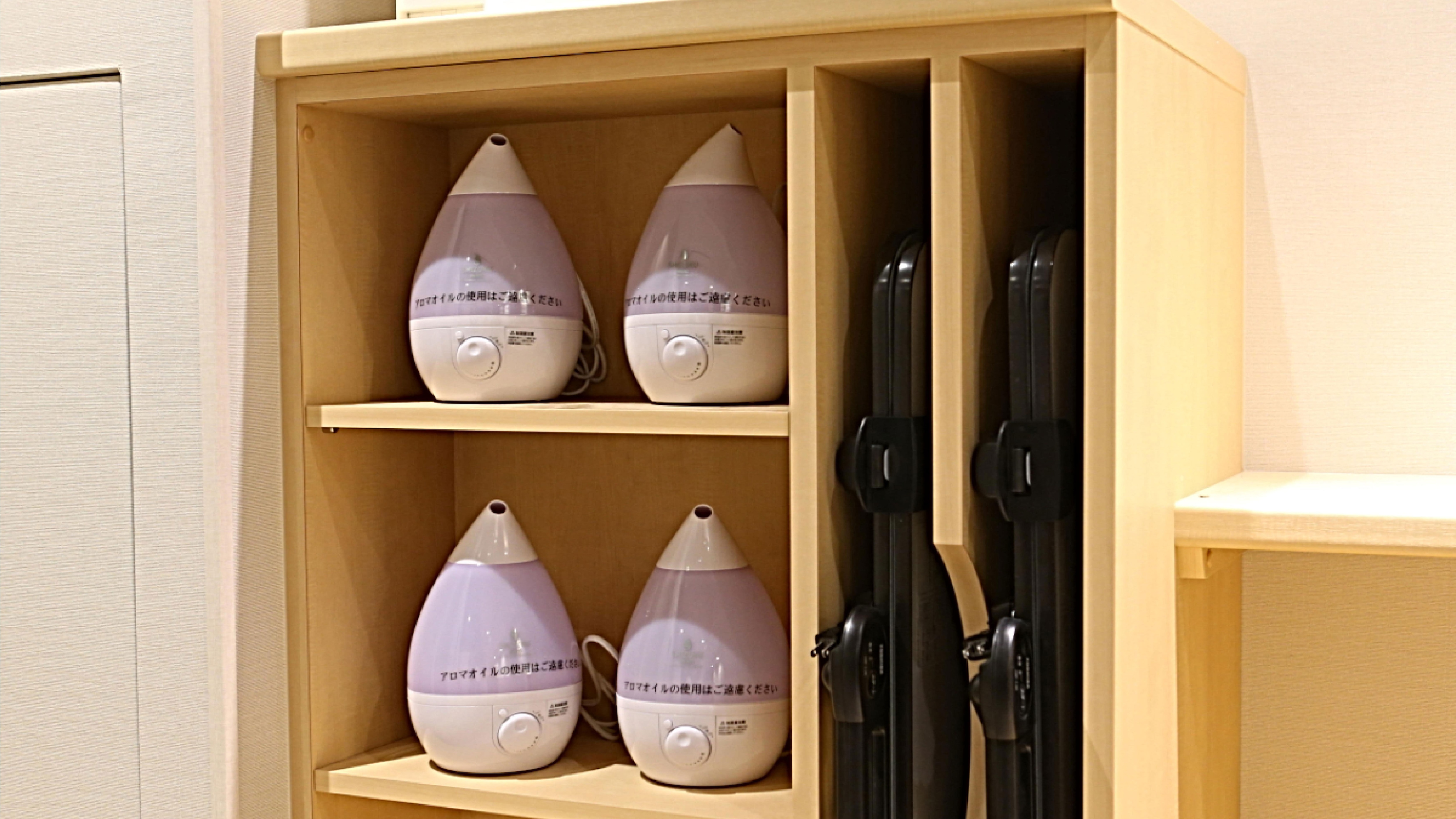 Free rentals available on each floor (humidifiers and trouser presses). Other rental items are also available at the front desk.
