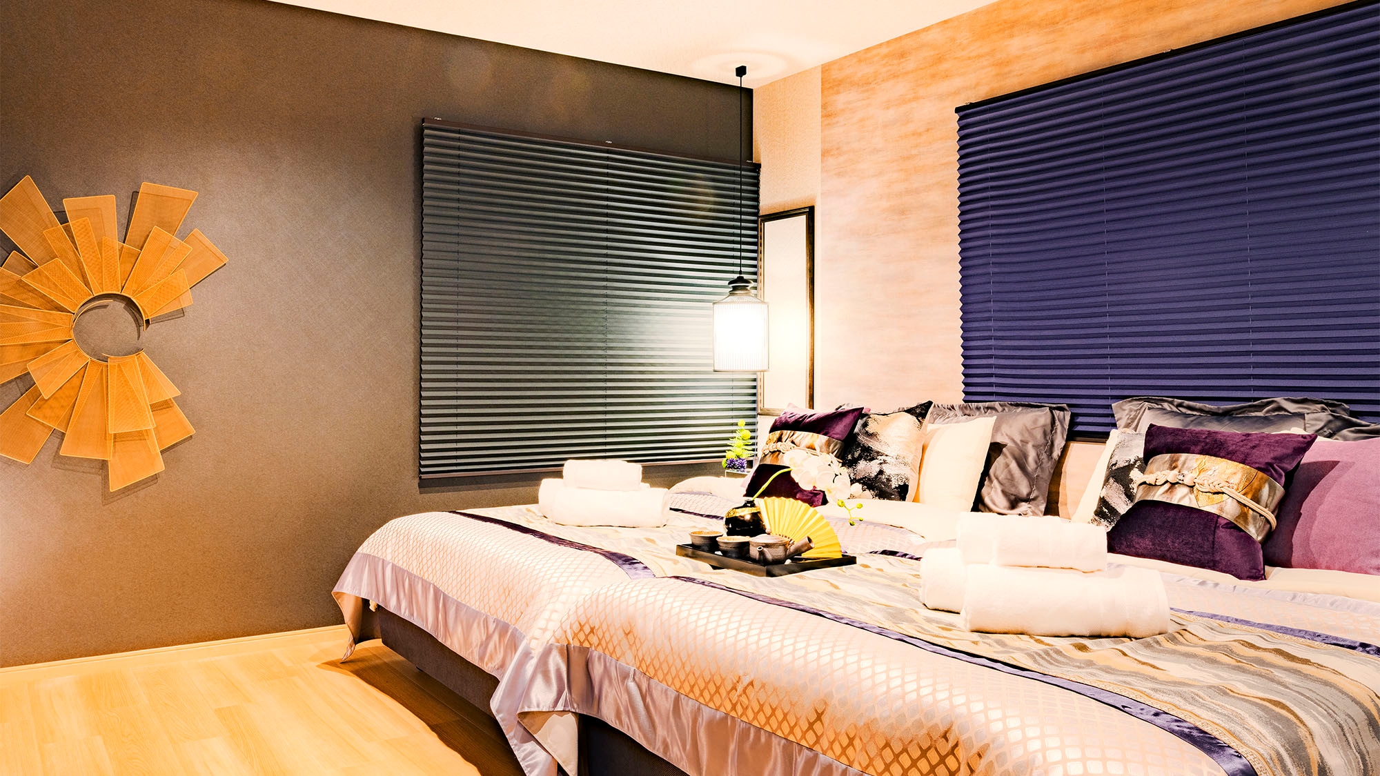 ・ [Example of Western-style room] All rooms use Simmons beds.