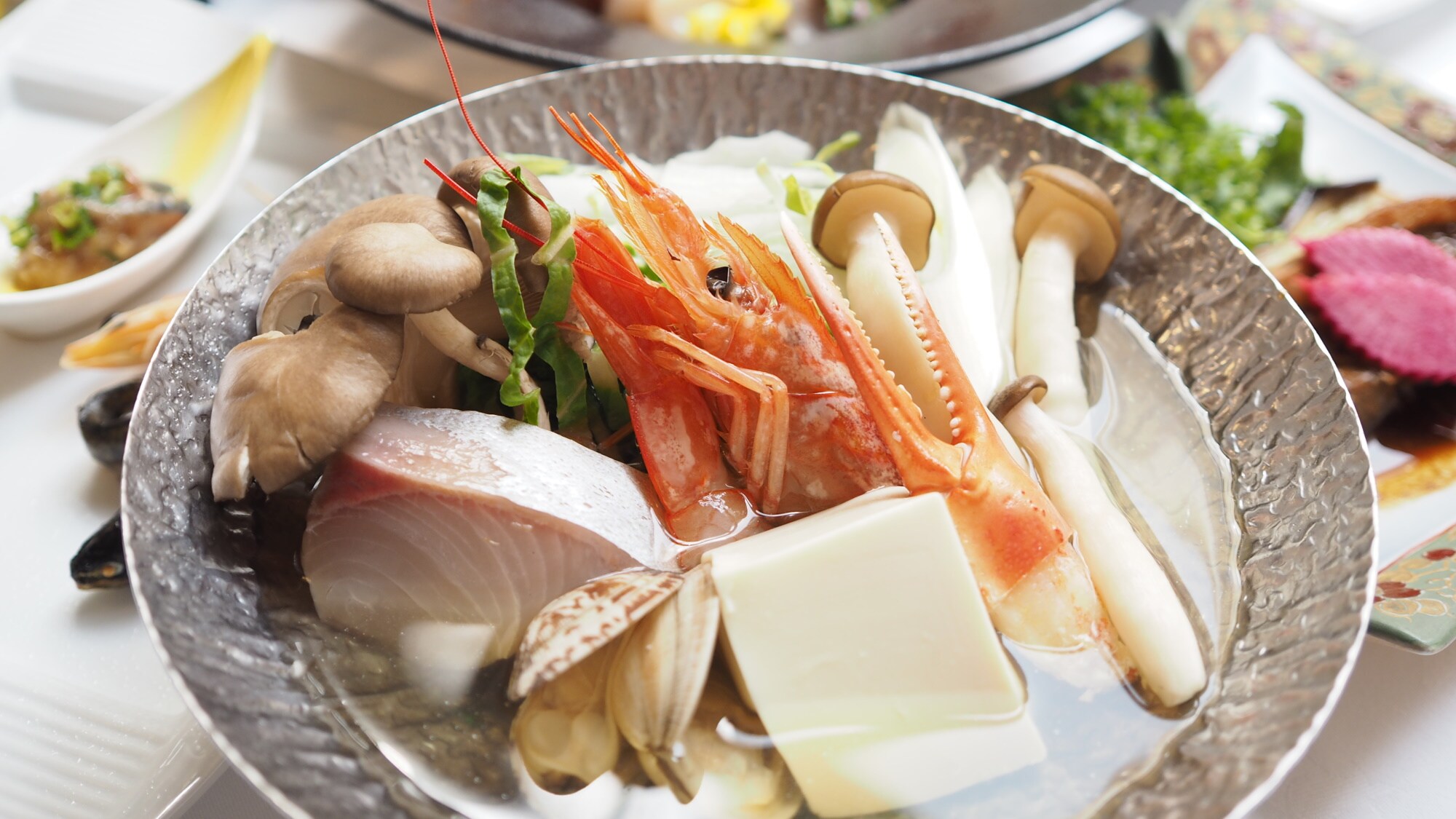 [Standard Kaiseki] Choose your main dish "Seafood hotpot" *Image shown