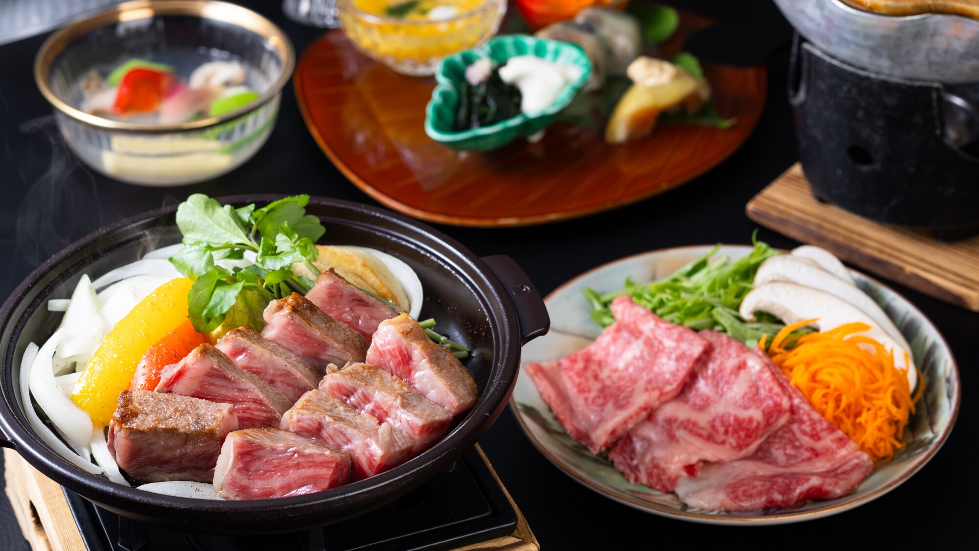 [Specially selected Wagyu beef loin kaiseki]