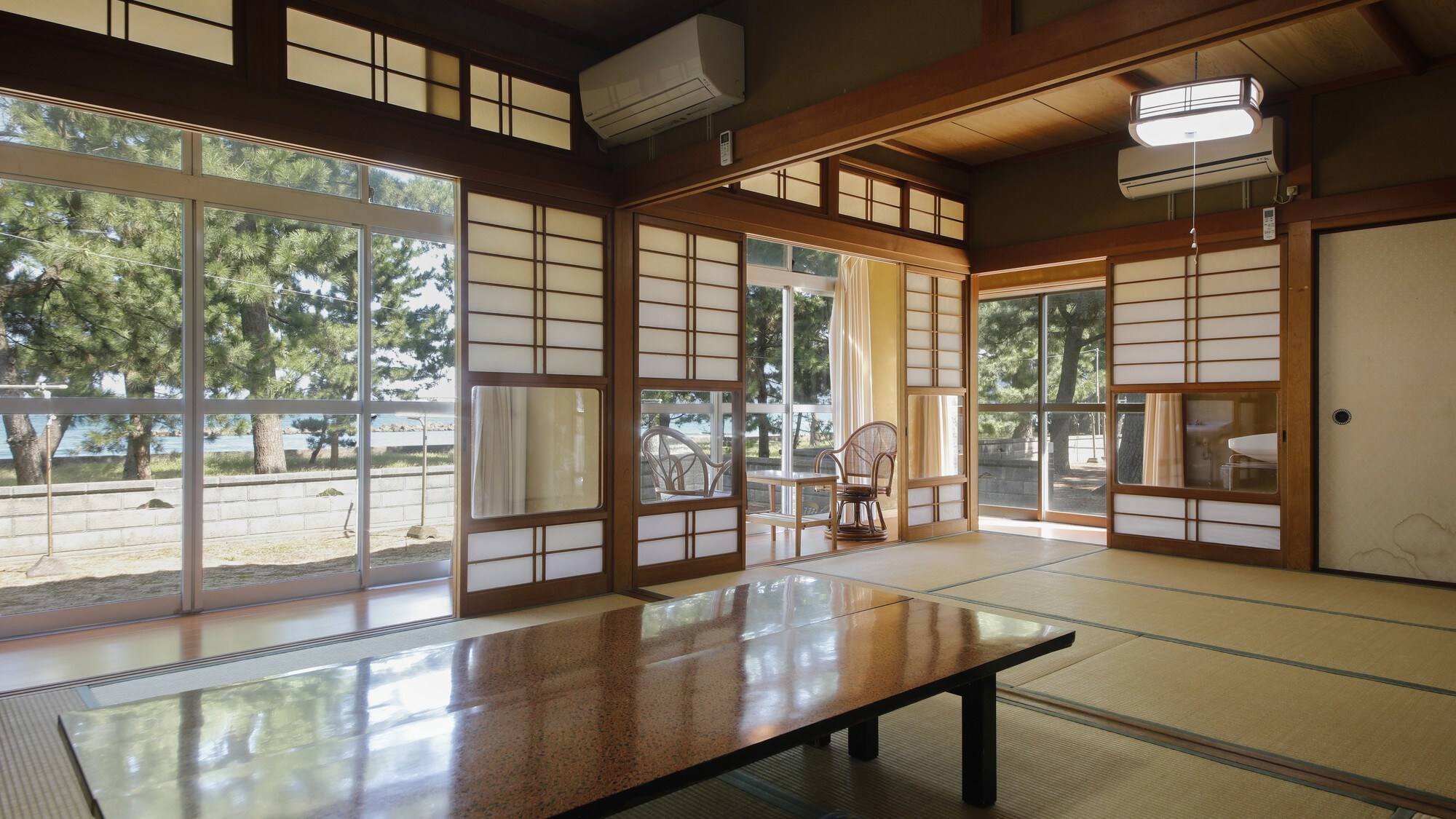 Room with bright sunlight / example