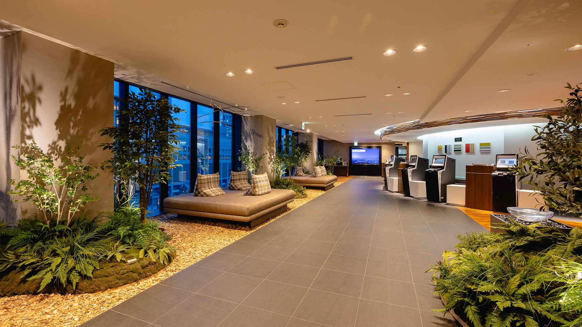 <預計2026年翻新> [大廳] 以飯店獨特的北海道自然概念設計的空間