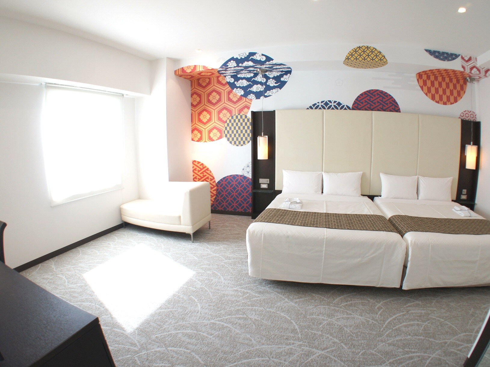 View bath twin room (south side)