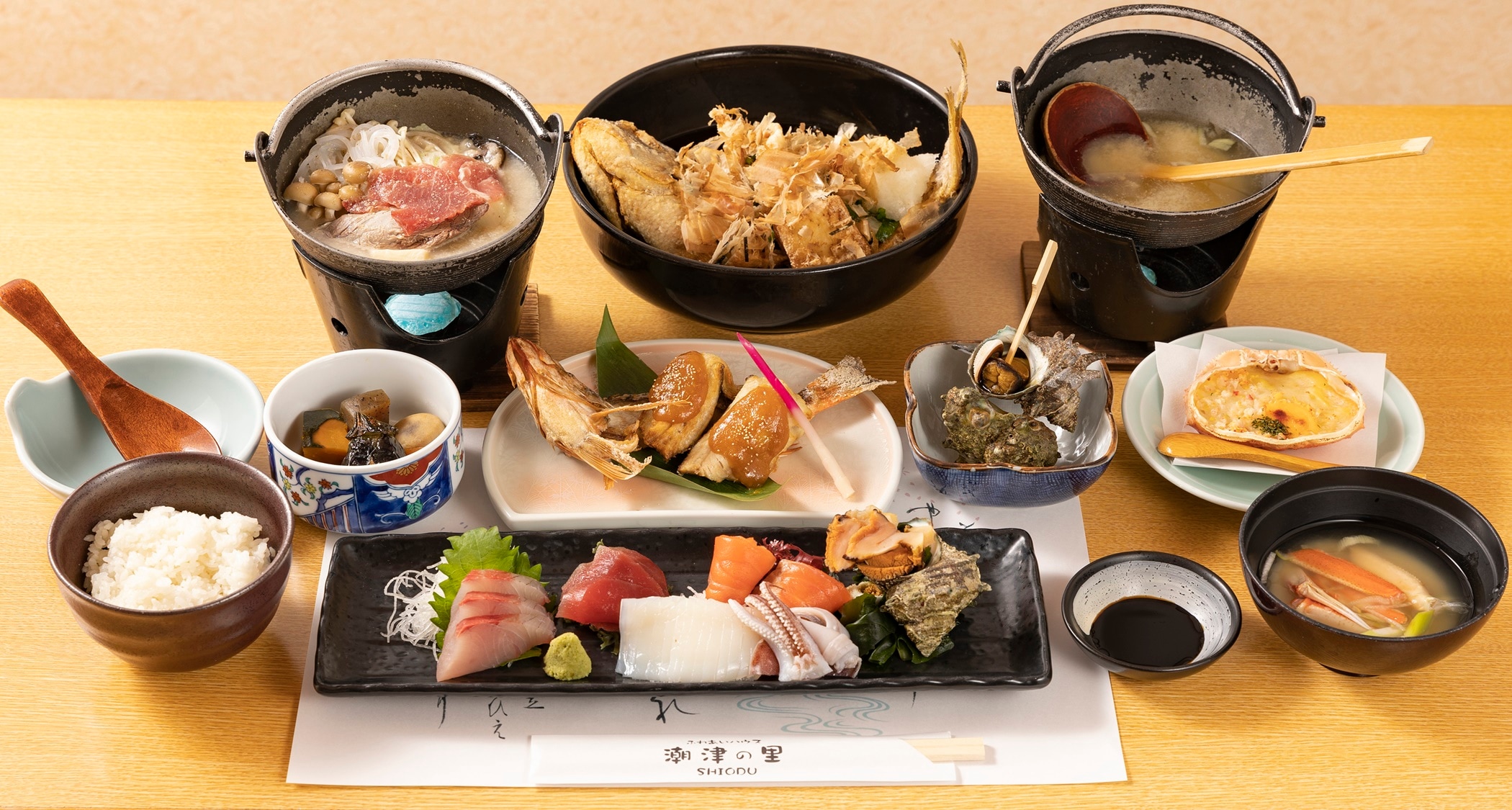 *[Example of dishes] Japanese cuisine centered around fresh seafood from the Sea of Japan (contents may change depending on the produce available).