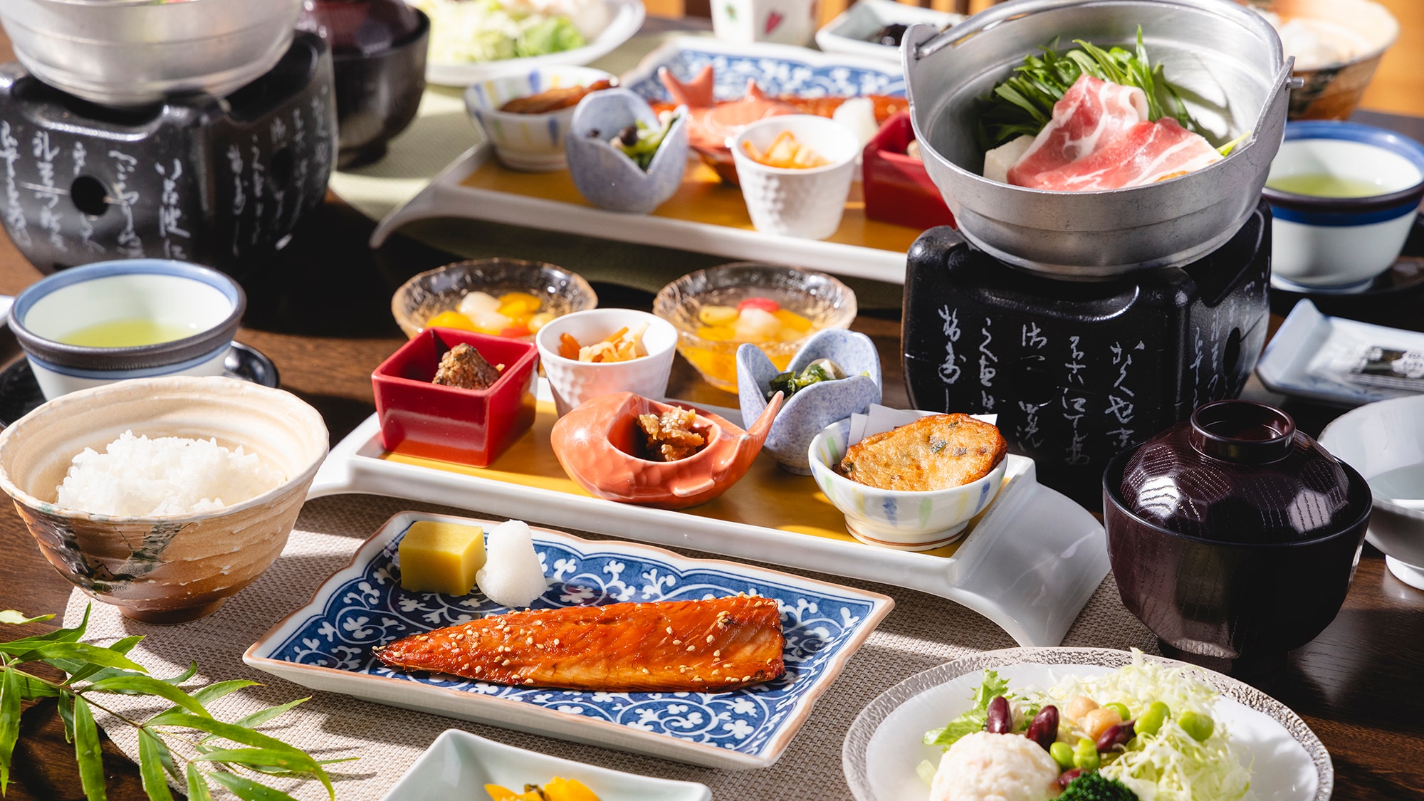 [Breakfast] A "seasonal Japanese meal" with a wide variety of dishes to go with your rice