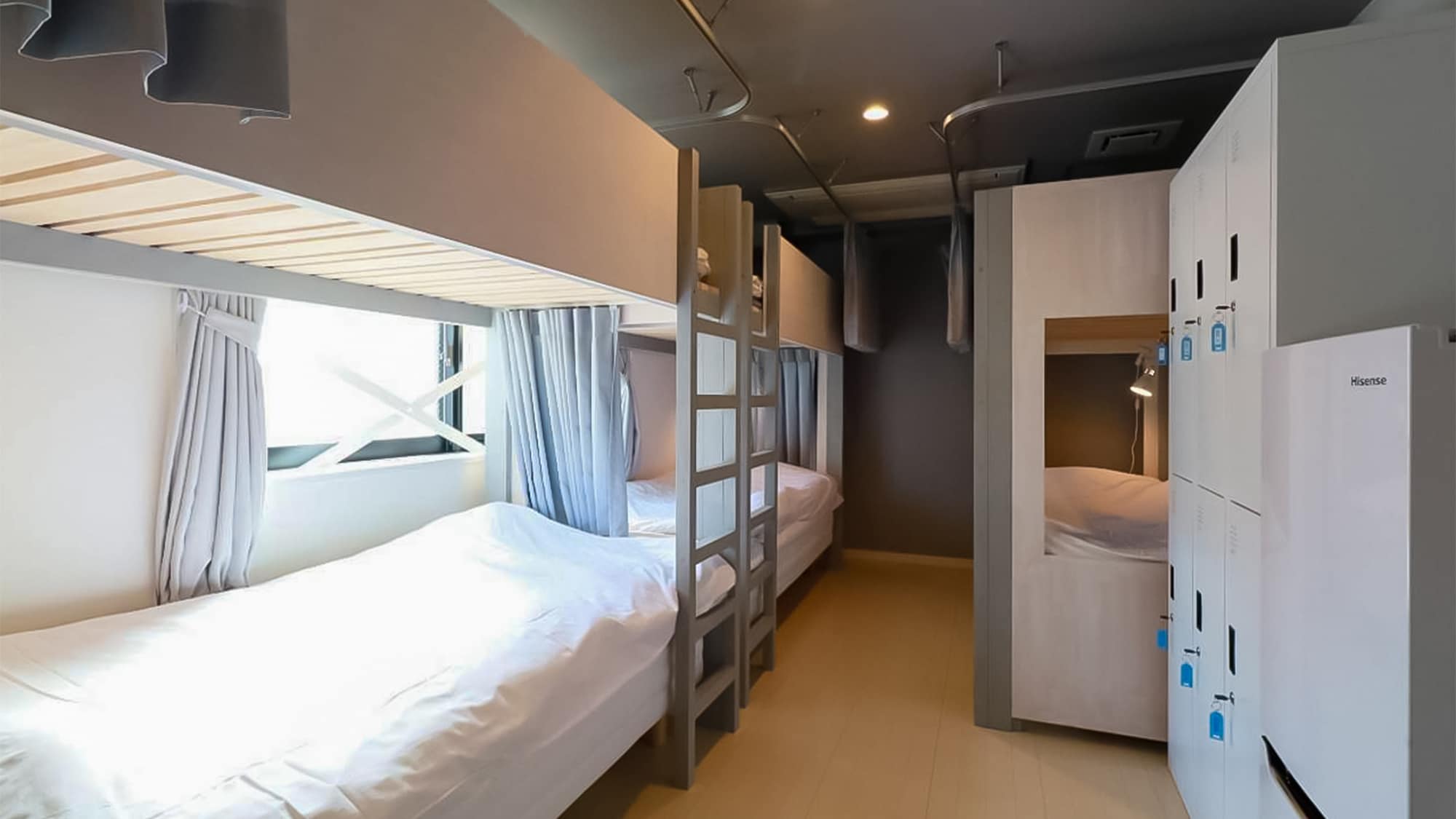 ・ Dormitory has a female-only area, so you can use it with confidence even when traveling for girls!