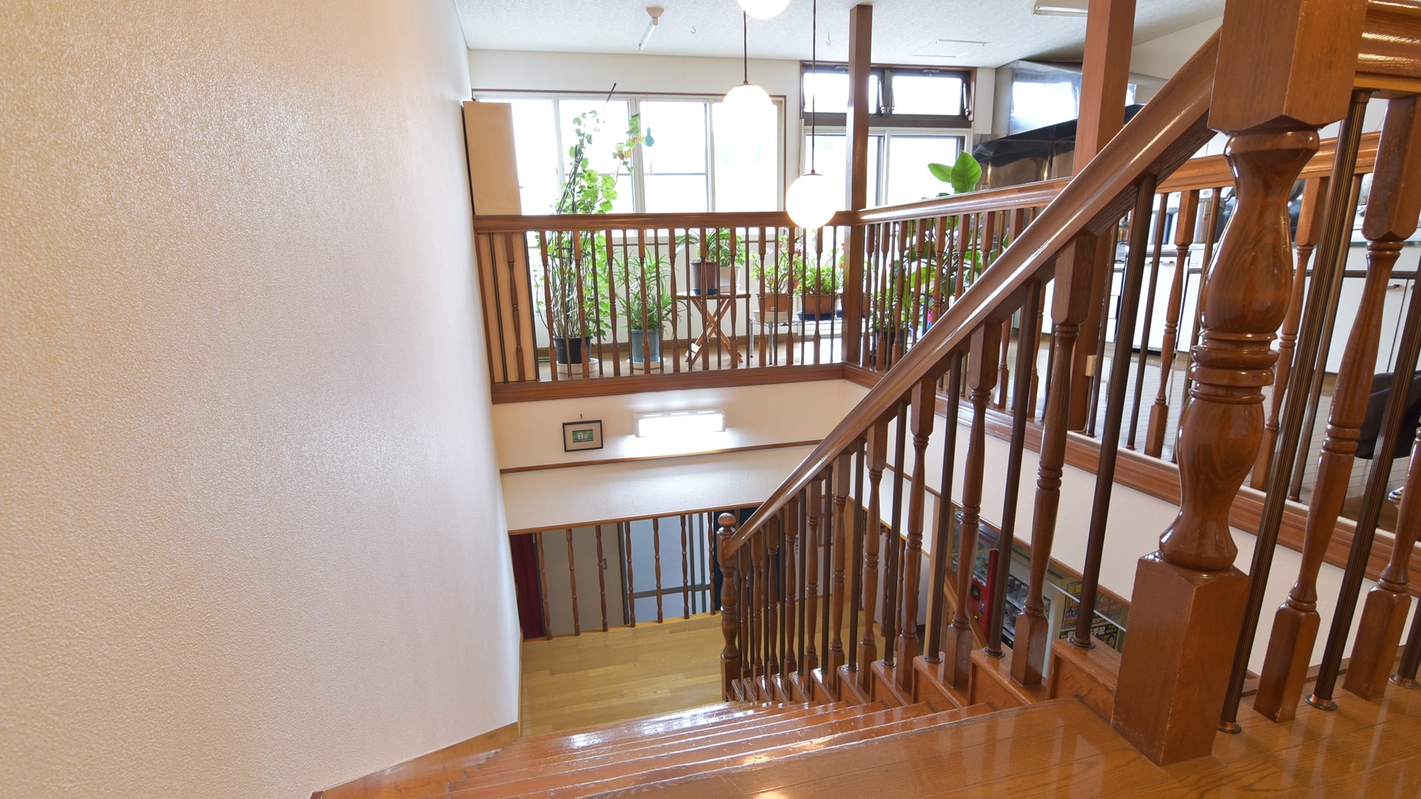 * Inside the building (stairs)