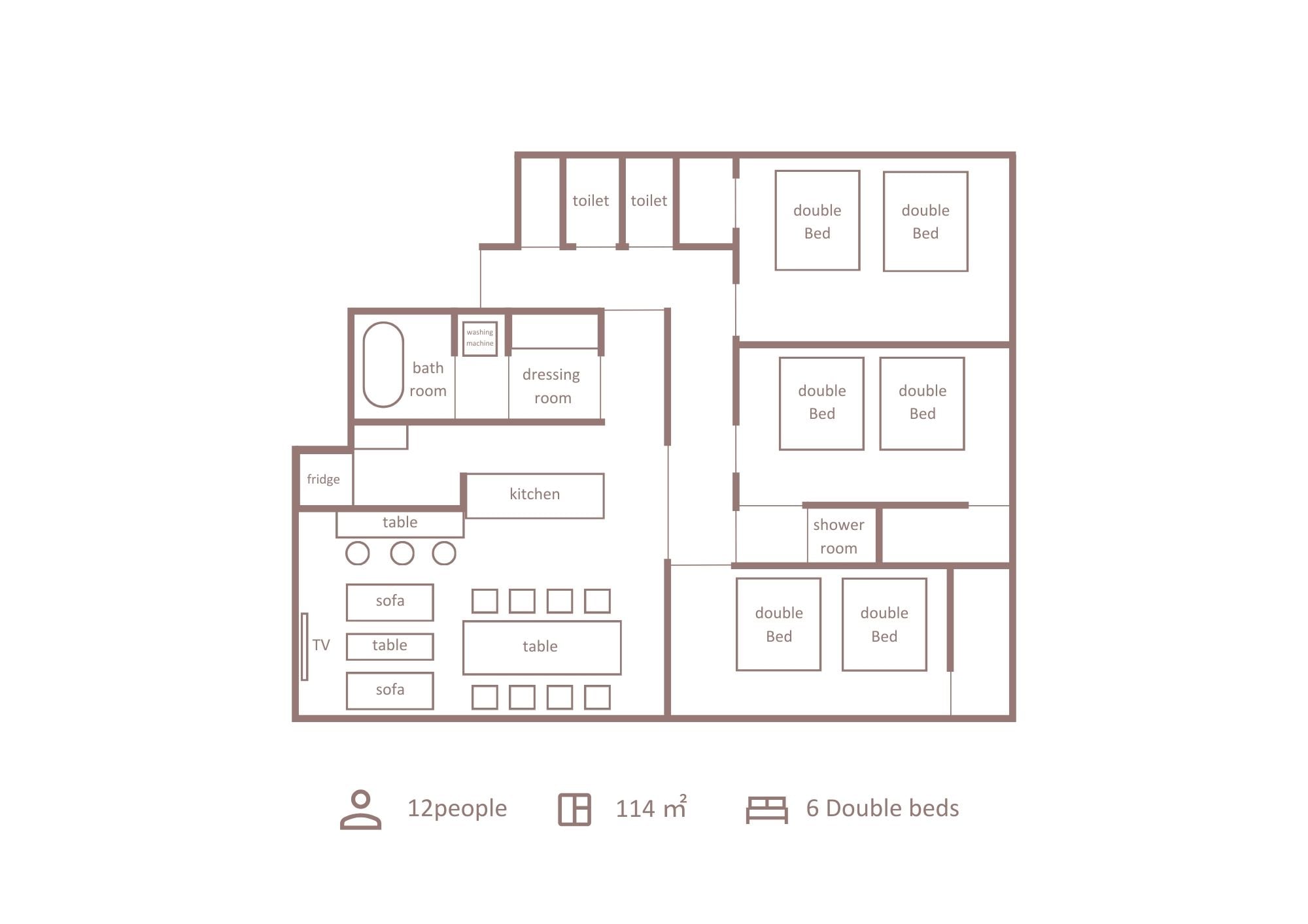 ผังห้องดีลักซ์