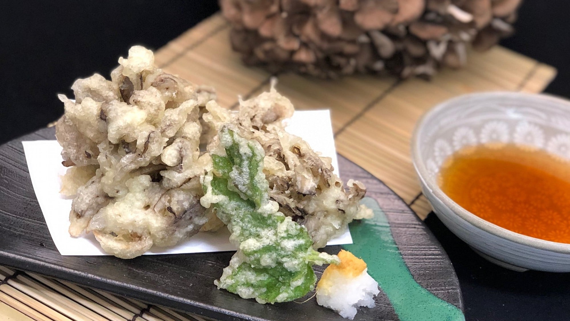 เทมปุระเห็ดไมตาเกะ