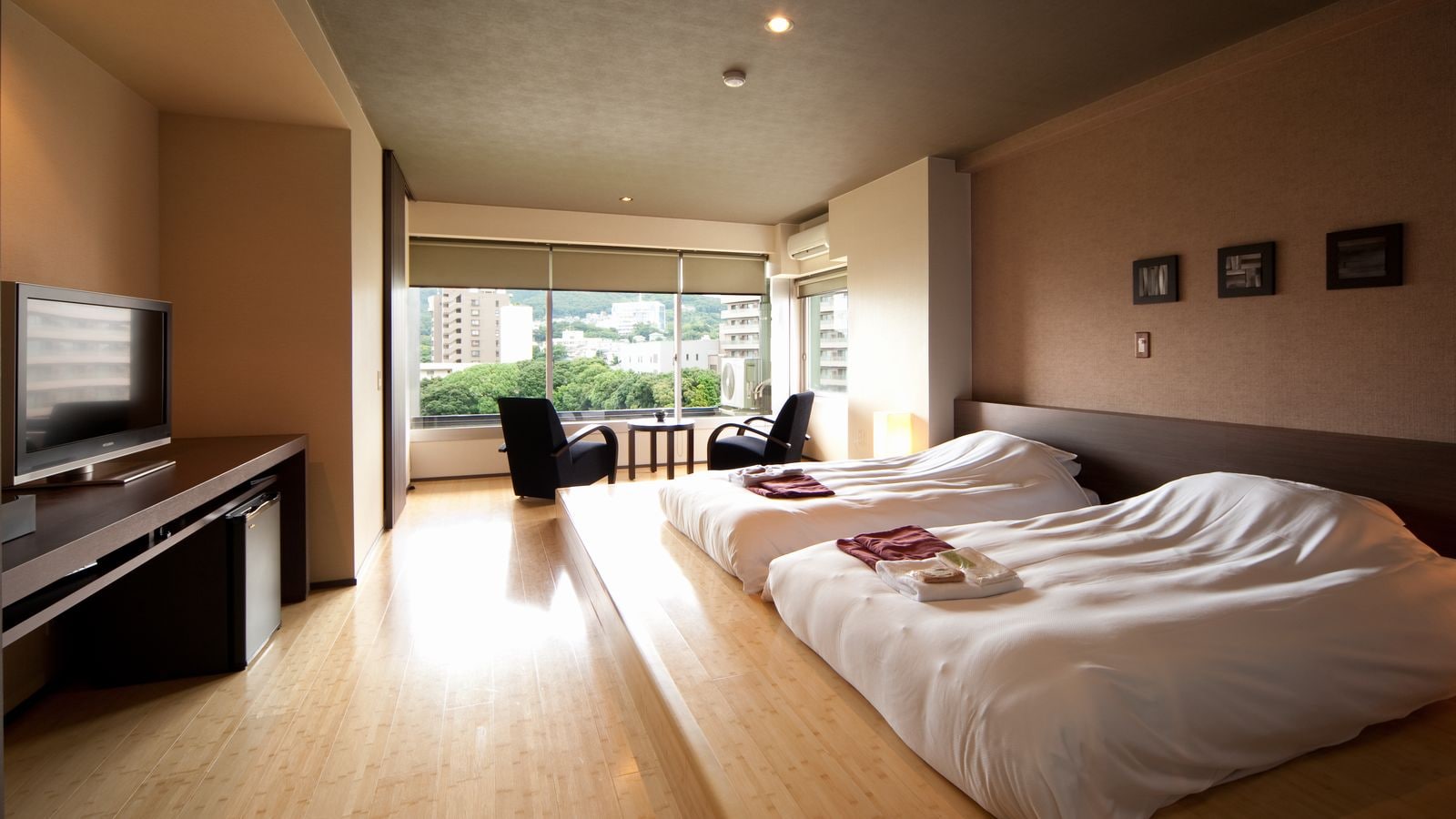 [Japanese modern room] Bamboo flooring with antibacterial effect