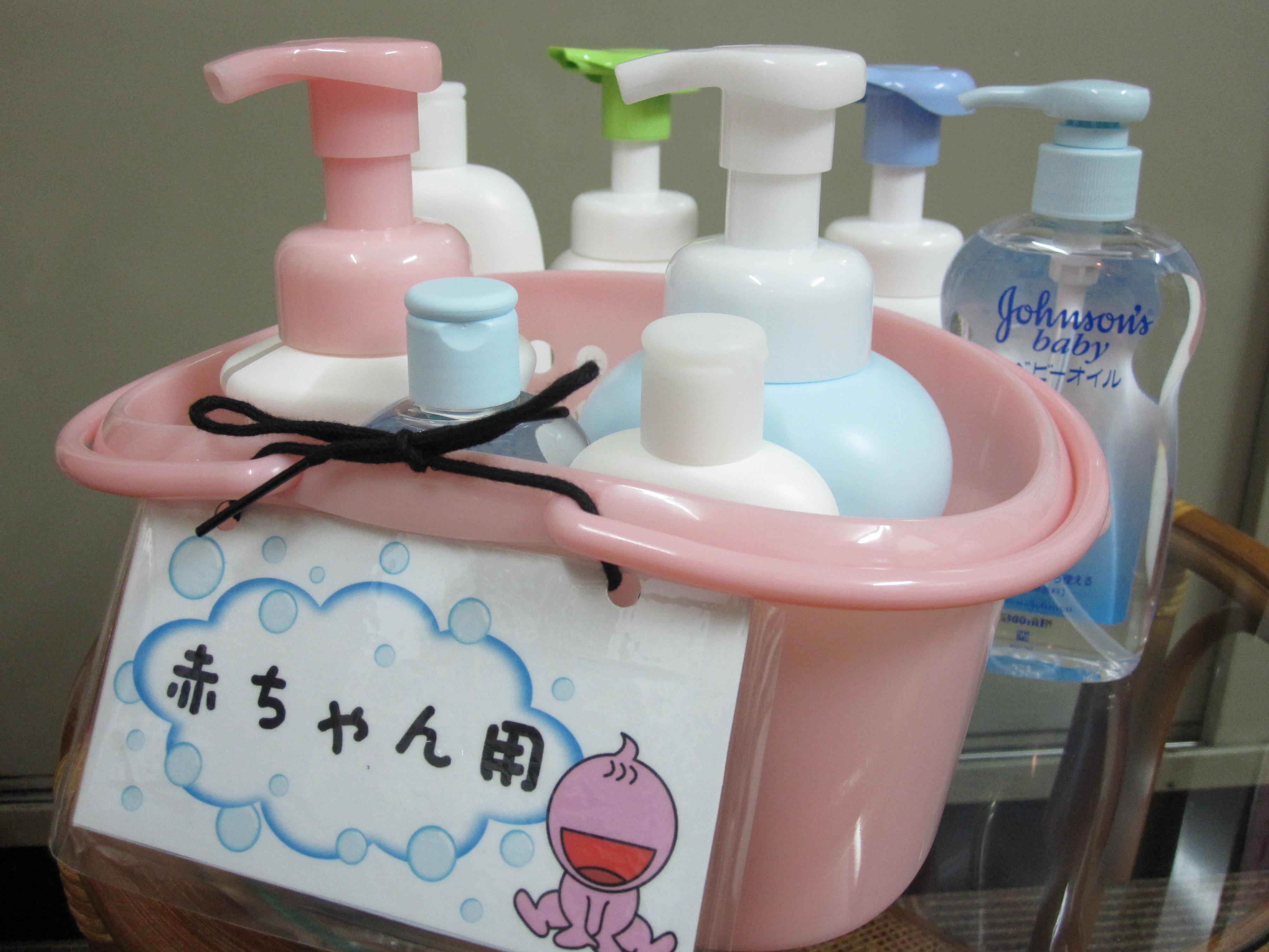 Baby shampoo, baby soap, etc.