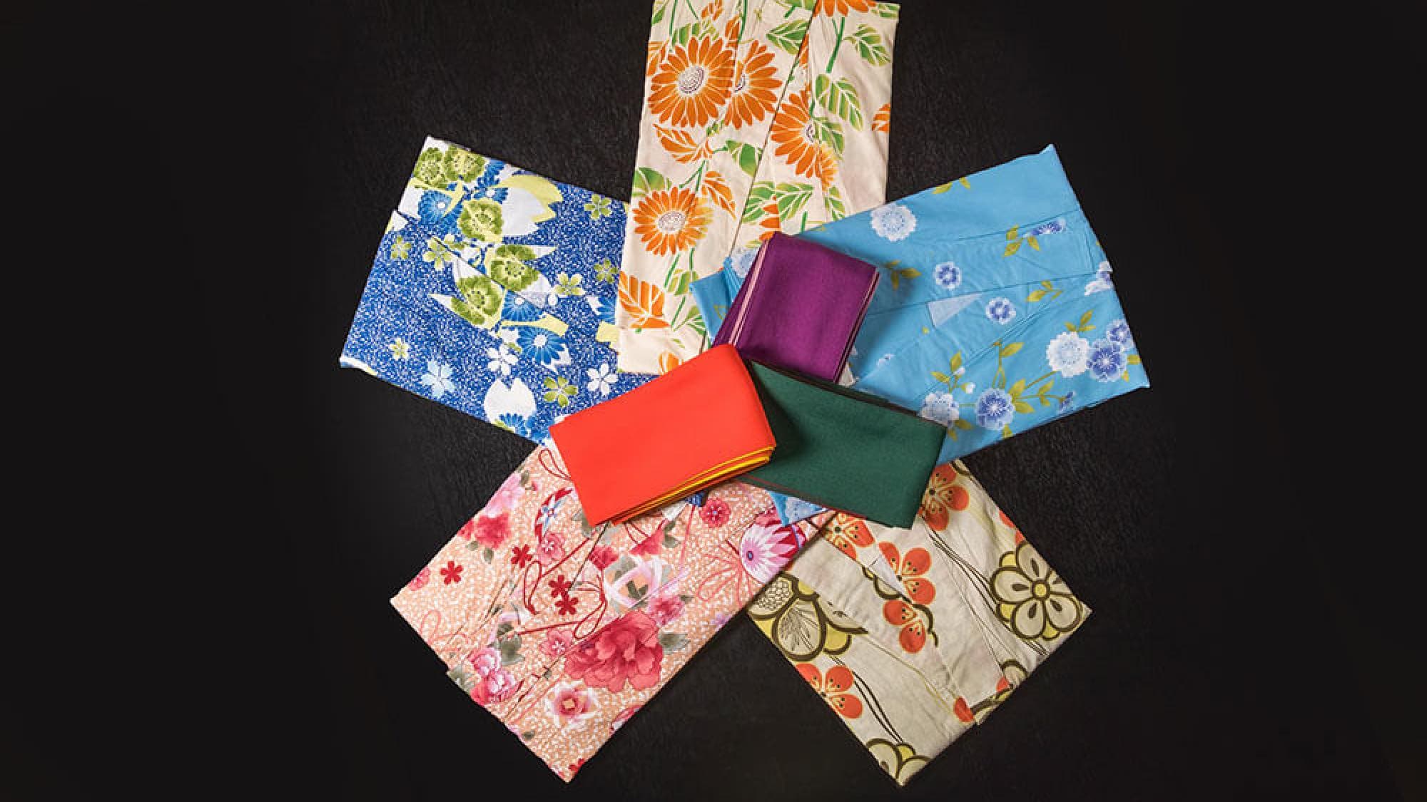 Colorful yukata for women only