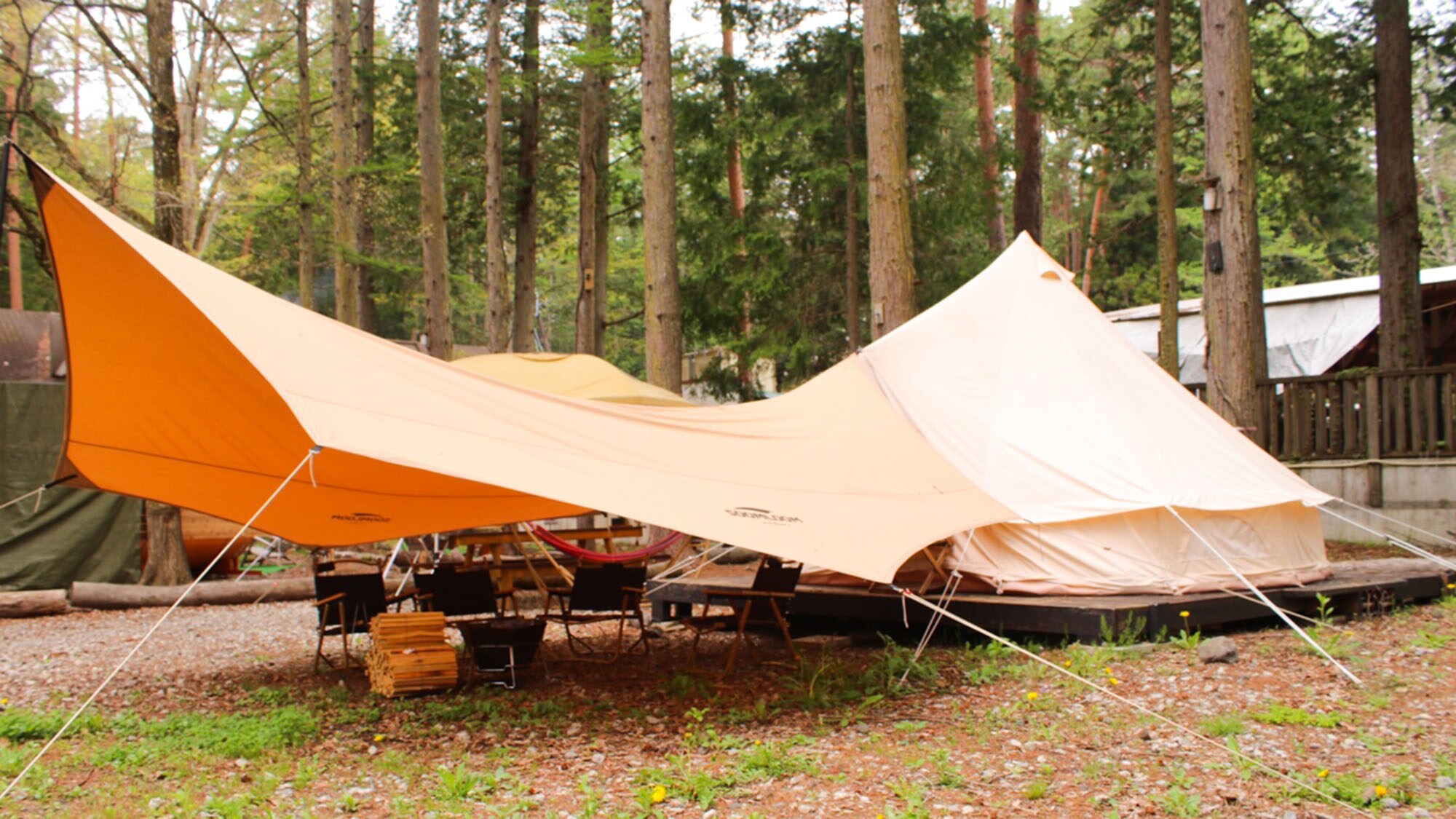 ・[LIN Camping Relaxation] Enjoy a relaxing stay in a spacious tent