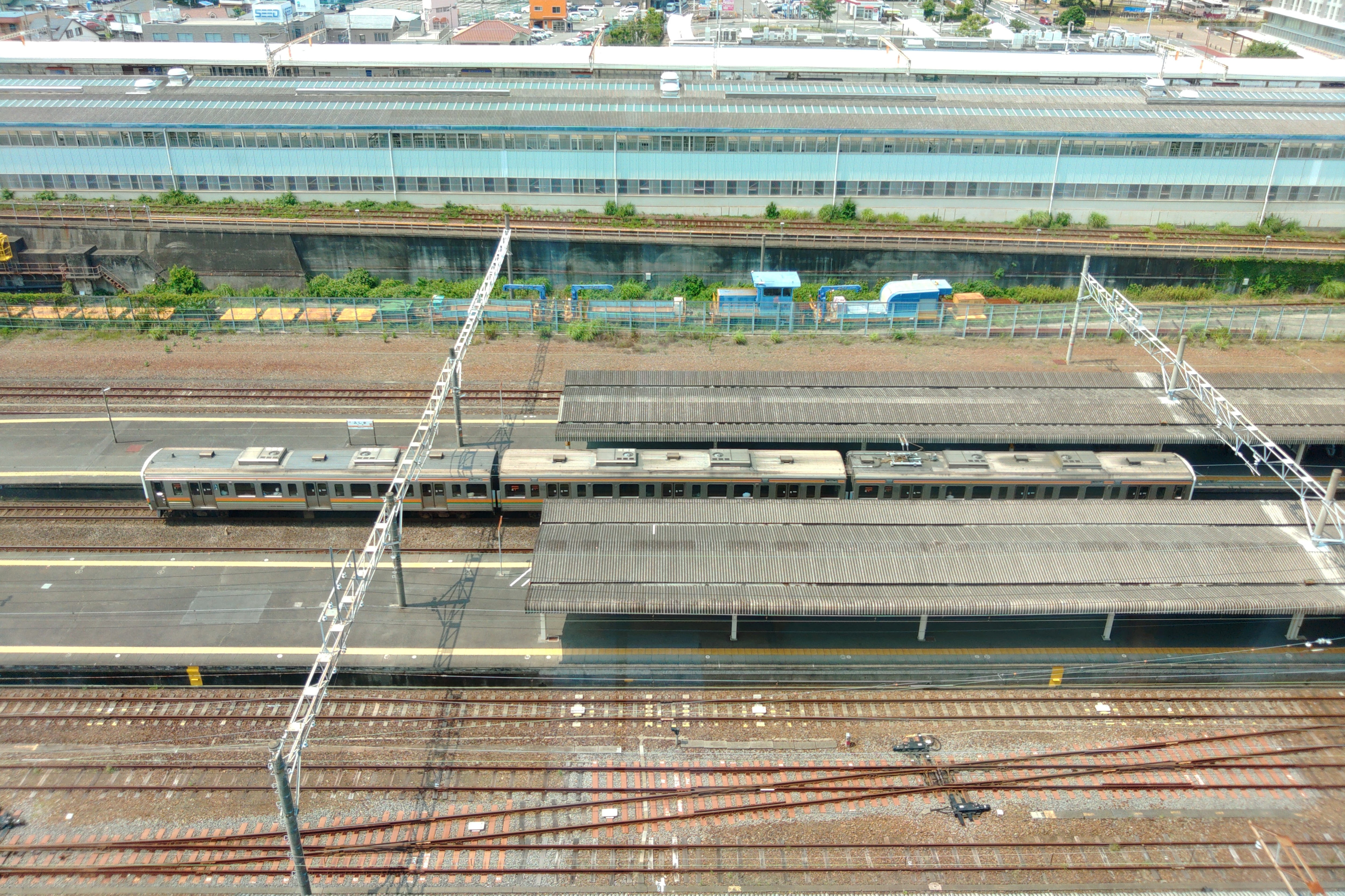 Overlooking JR Mishima Station * Image