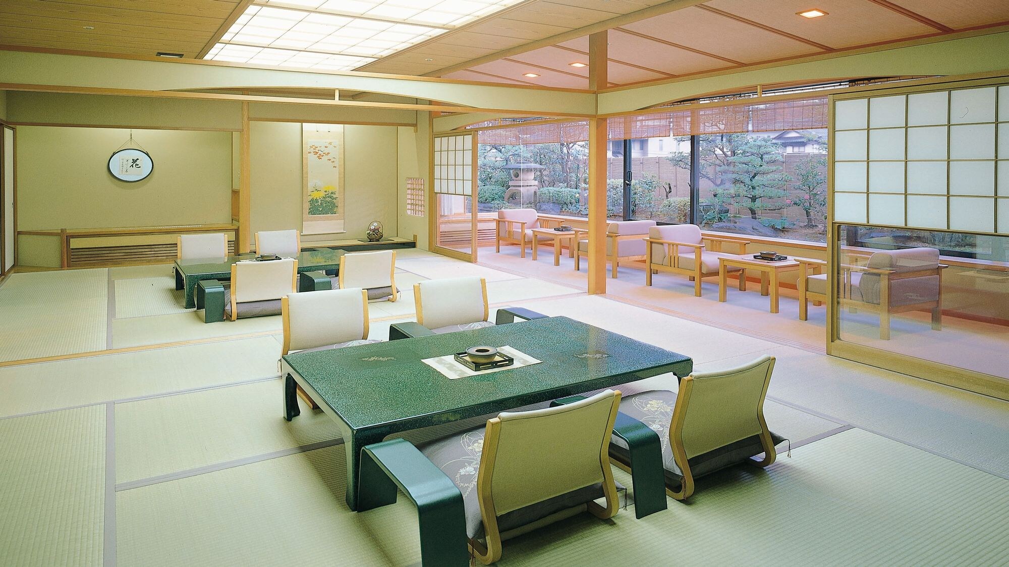 Ruang tamu keluarga Shiraishi Koyotei