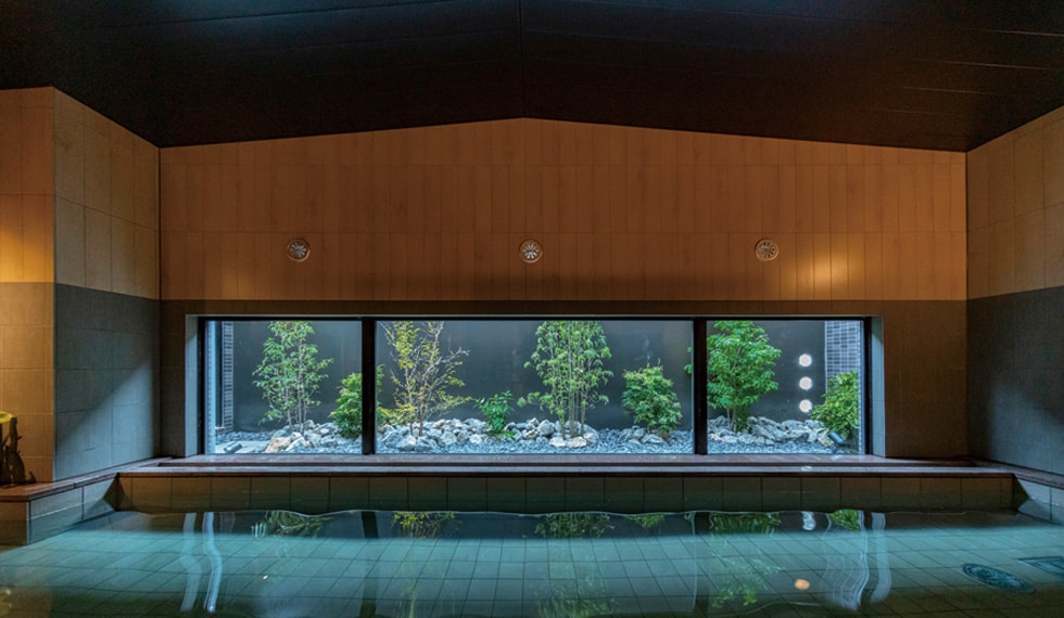 Large communal bath